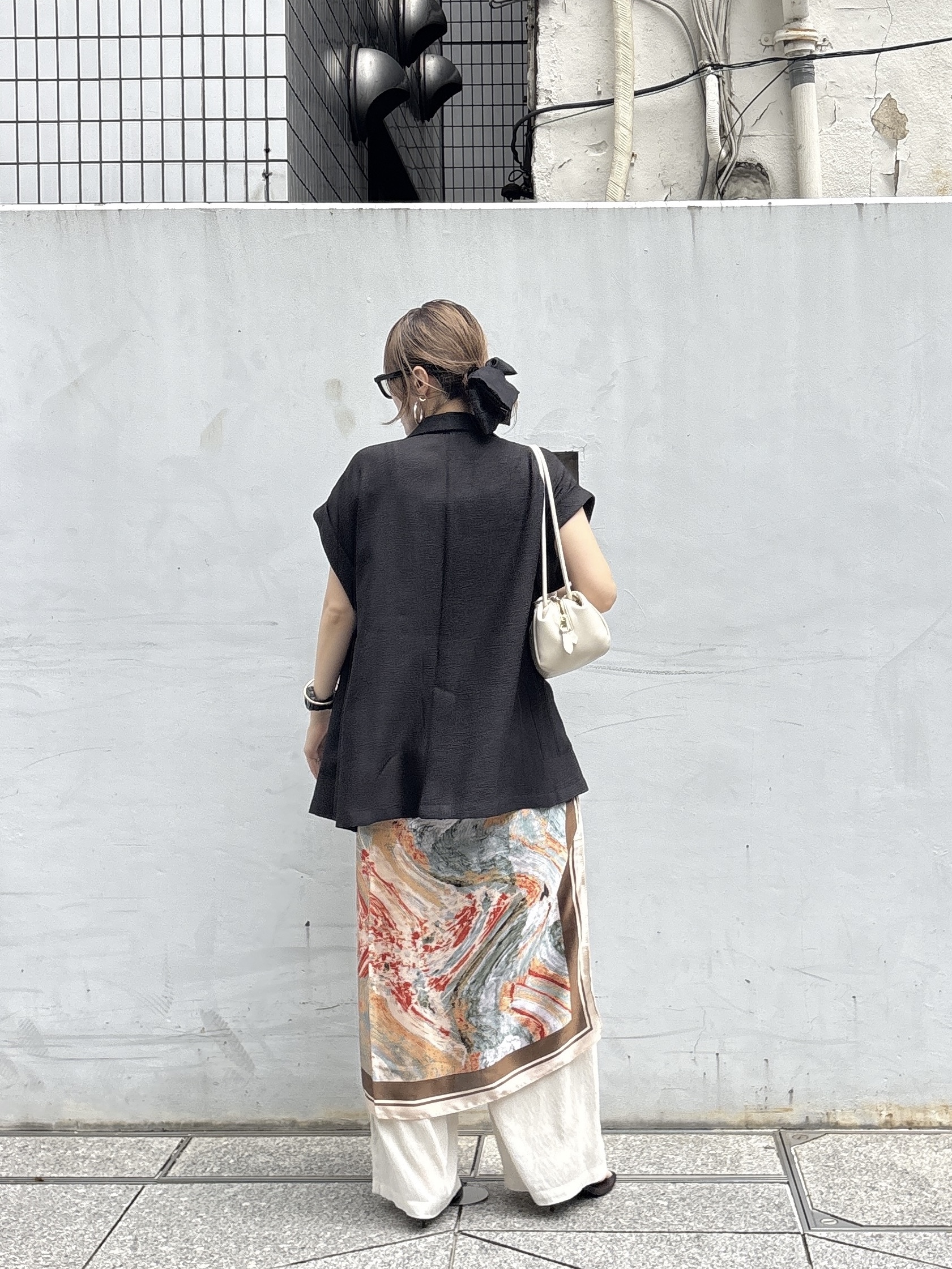 kotakiさんの「INDIVI｜ワッシャーシアーダブルジャケット」を使ったコーディネート