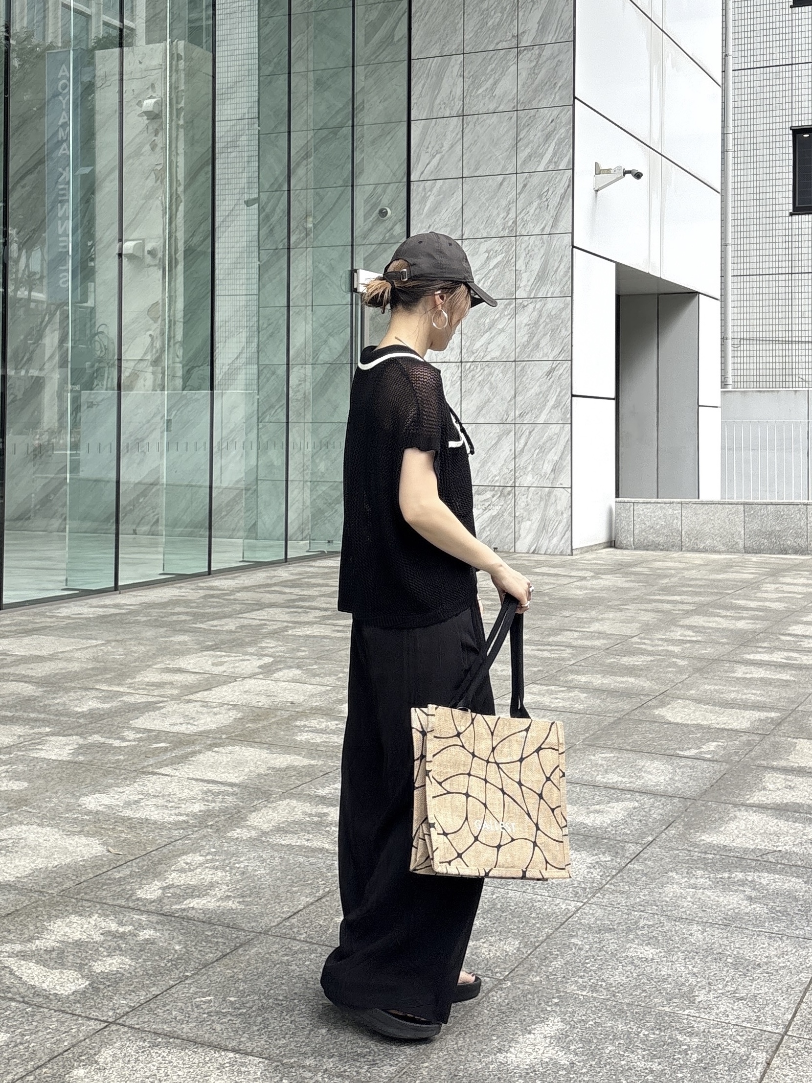 kotakiさんの「INDIVI｜メッシュポロドルマンニット」を使ったコーディネート