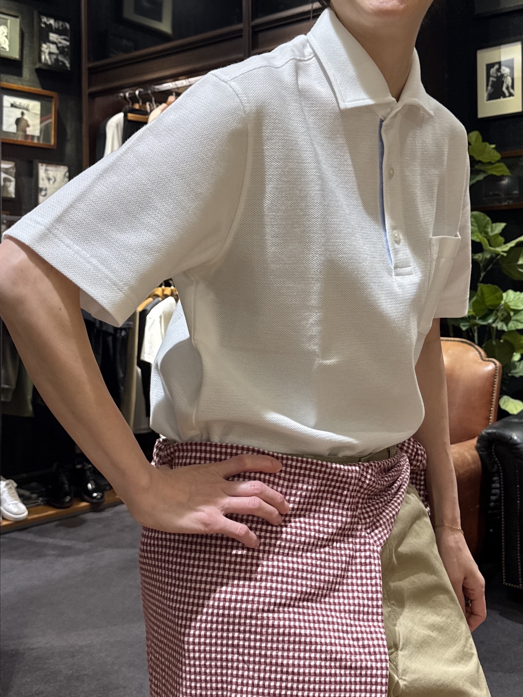 神野（jinno）さんの「TAKEO KIKUCHI｜【抗菌防臭】ステイフレッシュ ポロシャツ」を使ったコーディネート