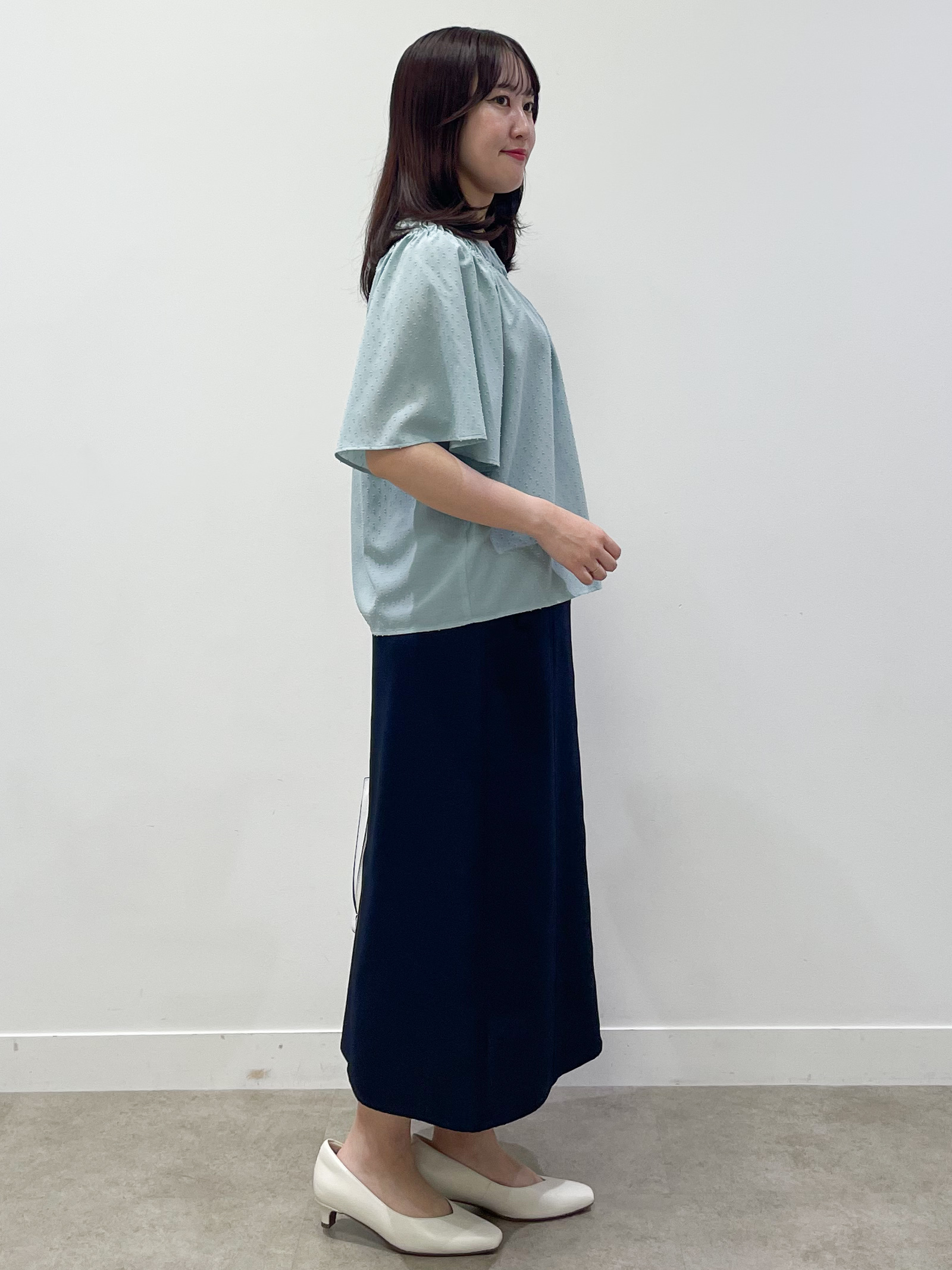 yukariさんの「Reflect｜ネックギャザーデザインブラウス」を使ったコーディネート