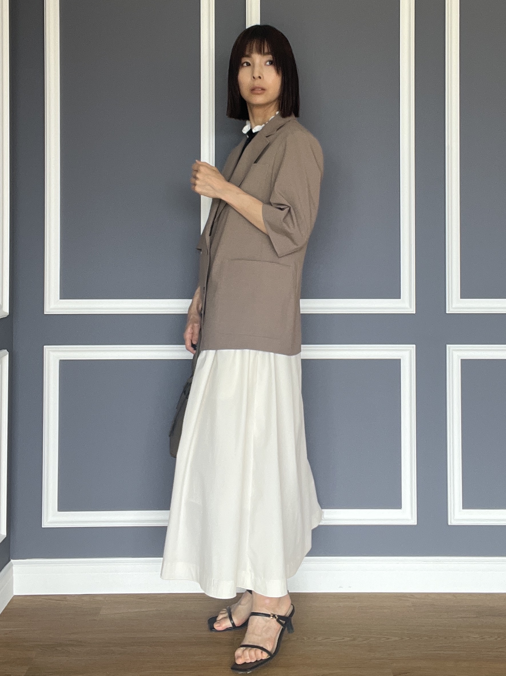 misaさんの「DRESSTERIOR｜【otonaMUSE5月号掲載/セットアップ可】ウォッシャブルイージーサマージャケット」を使ったコーディネート