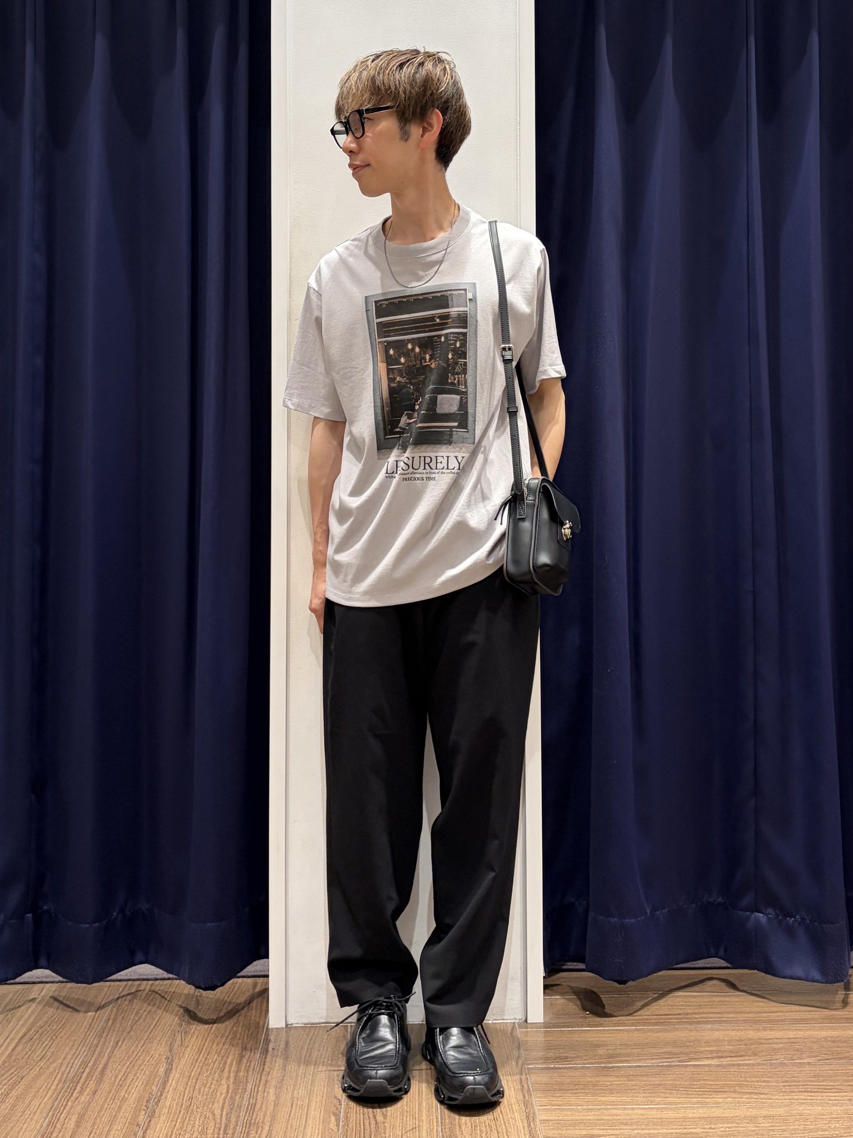 つーじーさんの「THE SHOP TK｜モノクロ フォトグラフィー 半袖Tシャツ 洗濯機OK」を使ったコーディネート