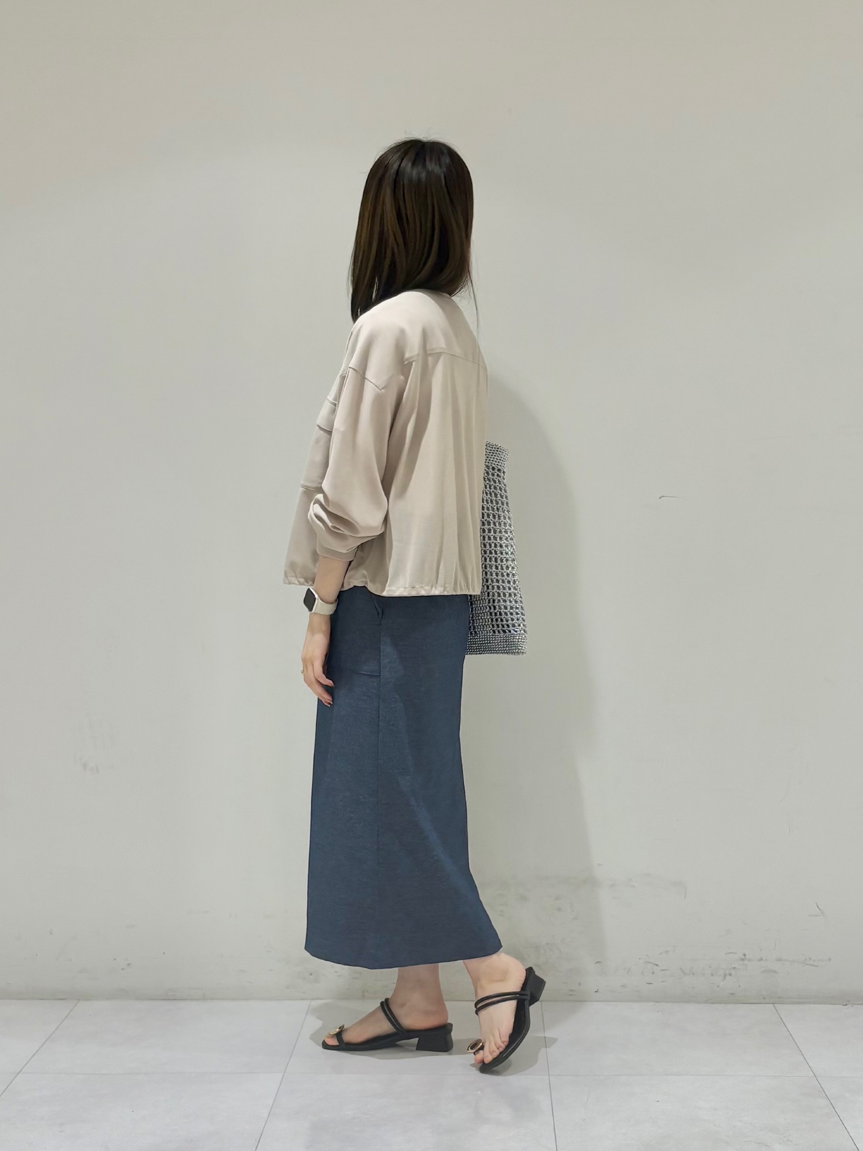 kyokaさんの「UNTITLED｜【古畑星夏さん着用/洗える】シアーブルゾン」を使ったコーディネート