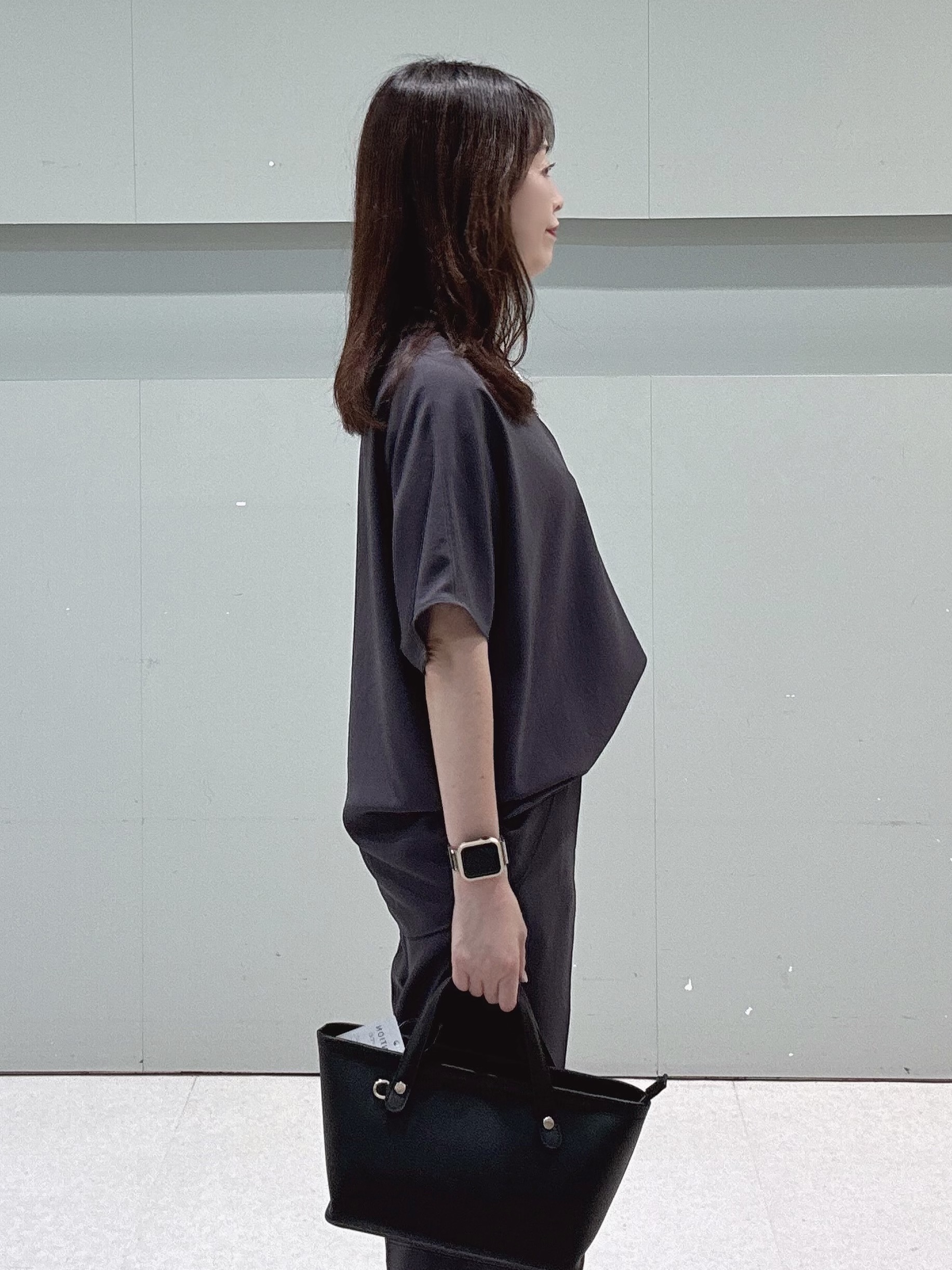 makiさんの「UNTITLED｜【9色展開/アンサンブル可】コットンクルーネックカーディガン」を使ったコーディネート