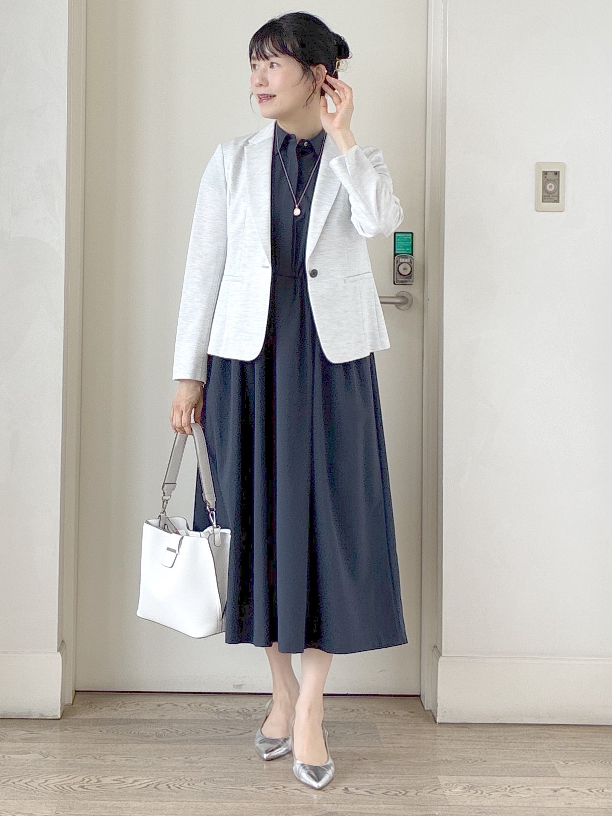  beni_gingerさんの「Reflect｜【SS-4Lサイズ／UVカット／接触冷感】匠ジャケット／ベーシックテーラード」を使ったコーディネート