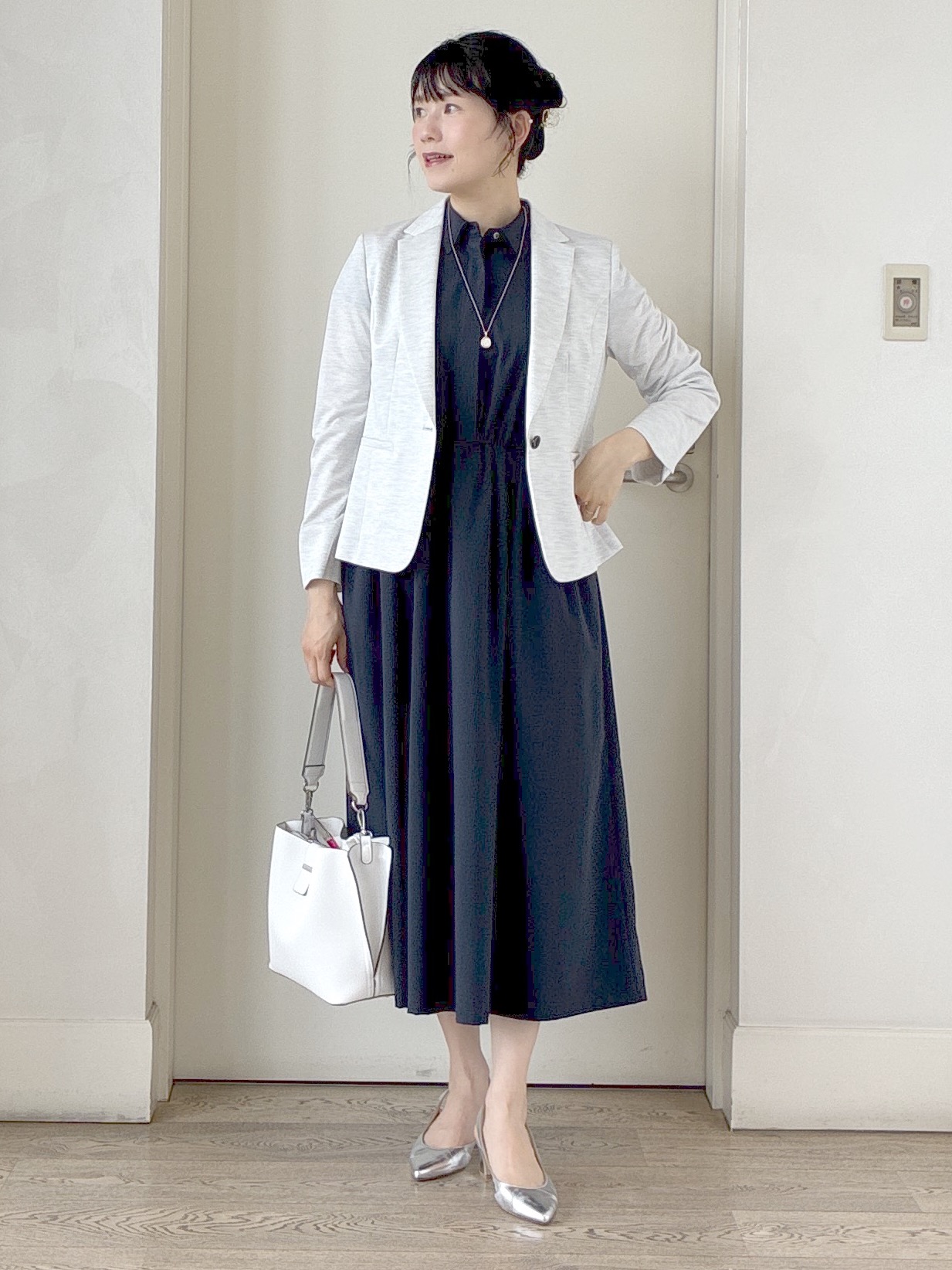  beni_gingerさんの「Reflect｜【SS-4Lサイズ／UVカット／接触冷感】匠ジャケット／ベーシックテーラード」を使ったコーディネート