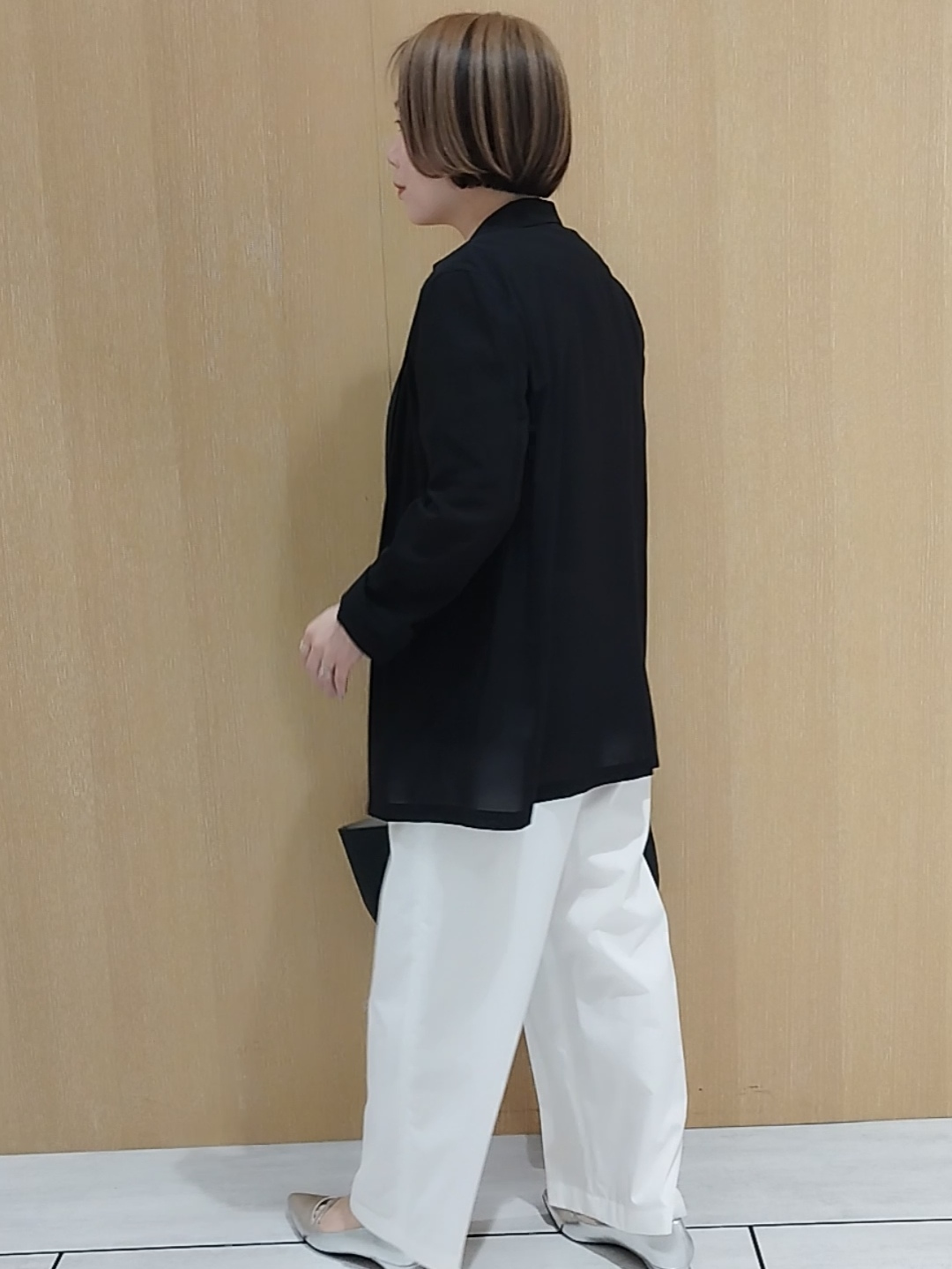 s u g iさんの「UNTITLED｜【セットアップ可/接触冷感/通気性】ドライシアーダブルジャケット」を使ったコーディネート