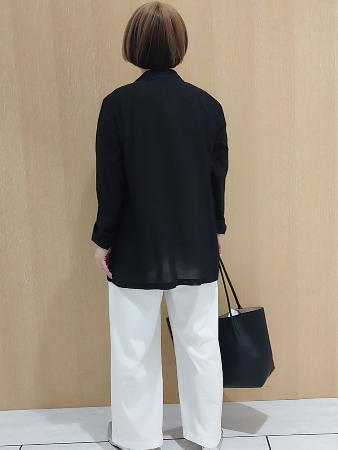 s u g iさんの「UNTITLED｜【セットアップ可/接触冷感/通気性】ドライシアーダブルジャケット」を使ったコーディネート