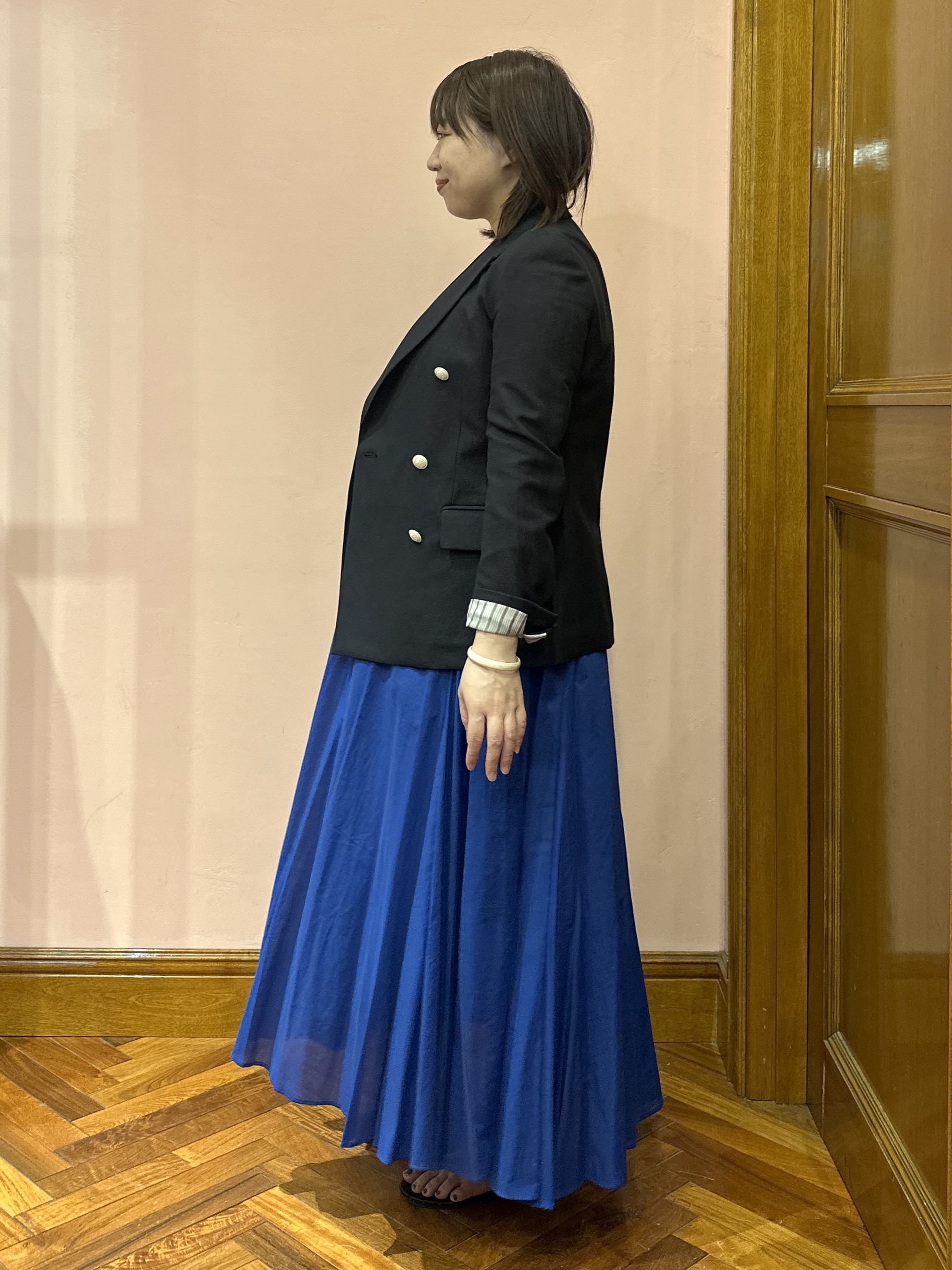 komatsuさんの「DRESSTERIOR｜【セットアップ可】リネンブレンドダブルブレストジャケット」を使ったコーディネート