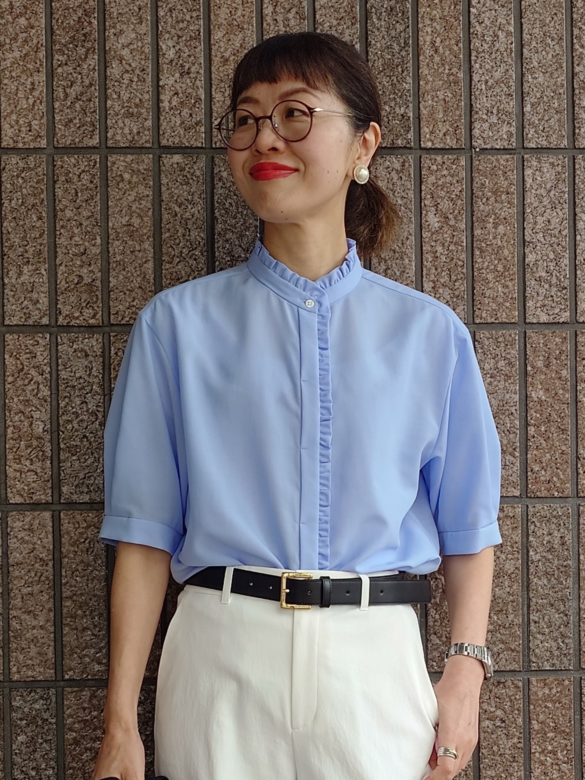 MUTSUKOさんの「UNTITLED｜【清涼感/洗える】ミニマルシルエットジャケット」を使ったコーディネート