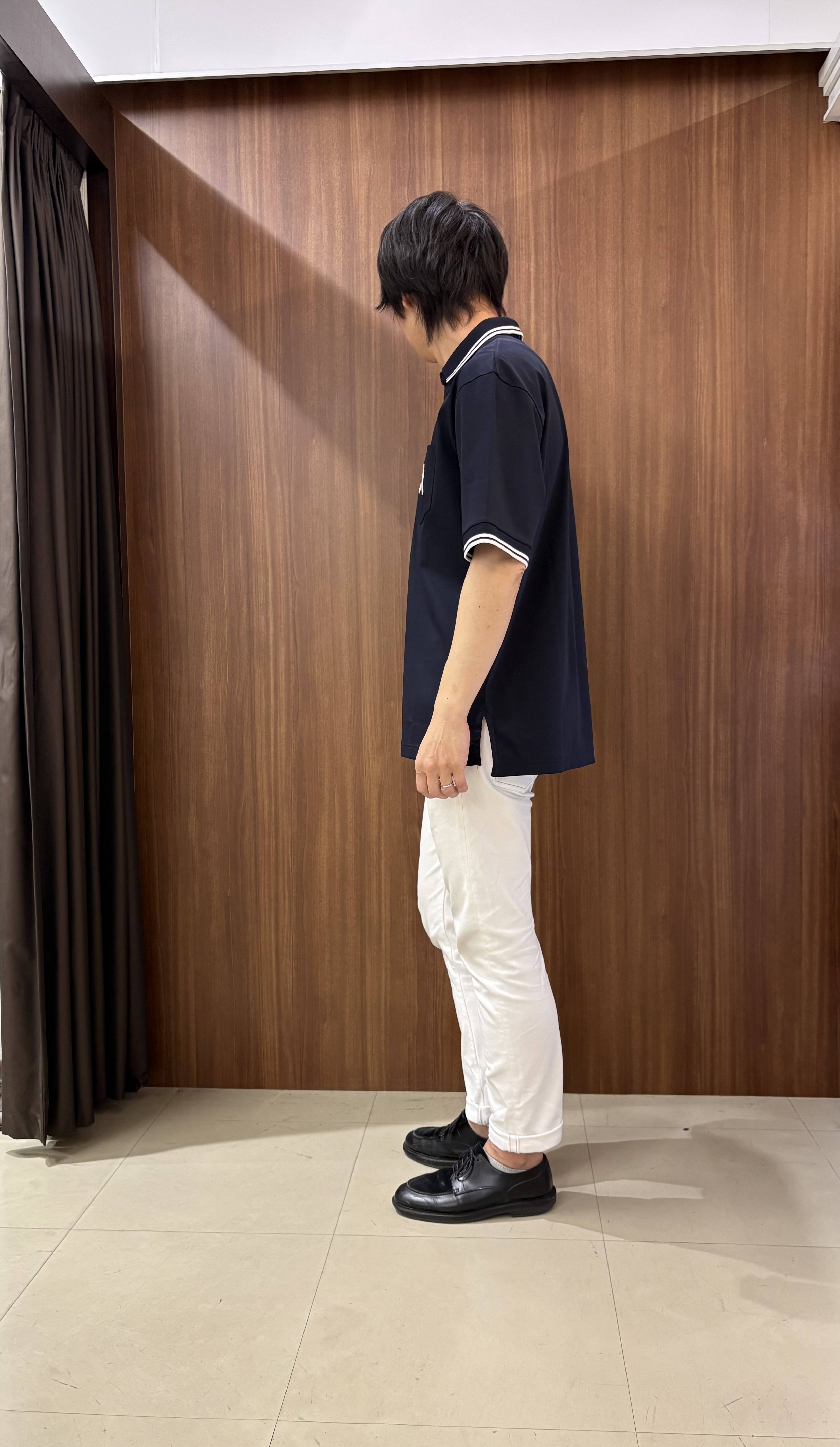 かたやまさんの「TAKEO KIKUCHI｜【BOWLER HAT LABEL】アイスクリアコットン ボーラーハットウォーカー ポロシャツ」を使ったコーディネート
