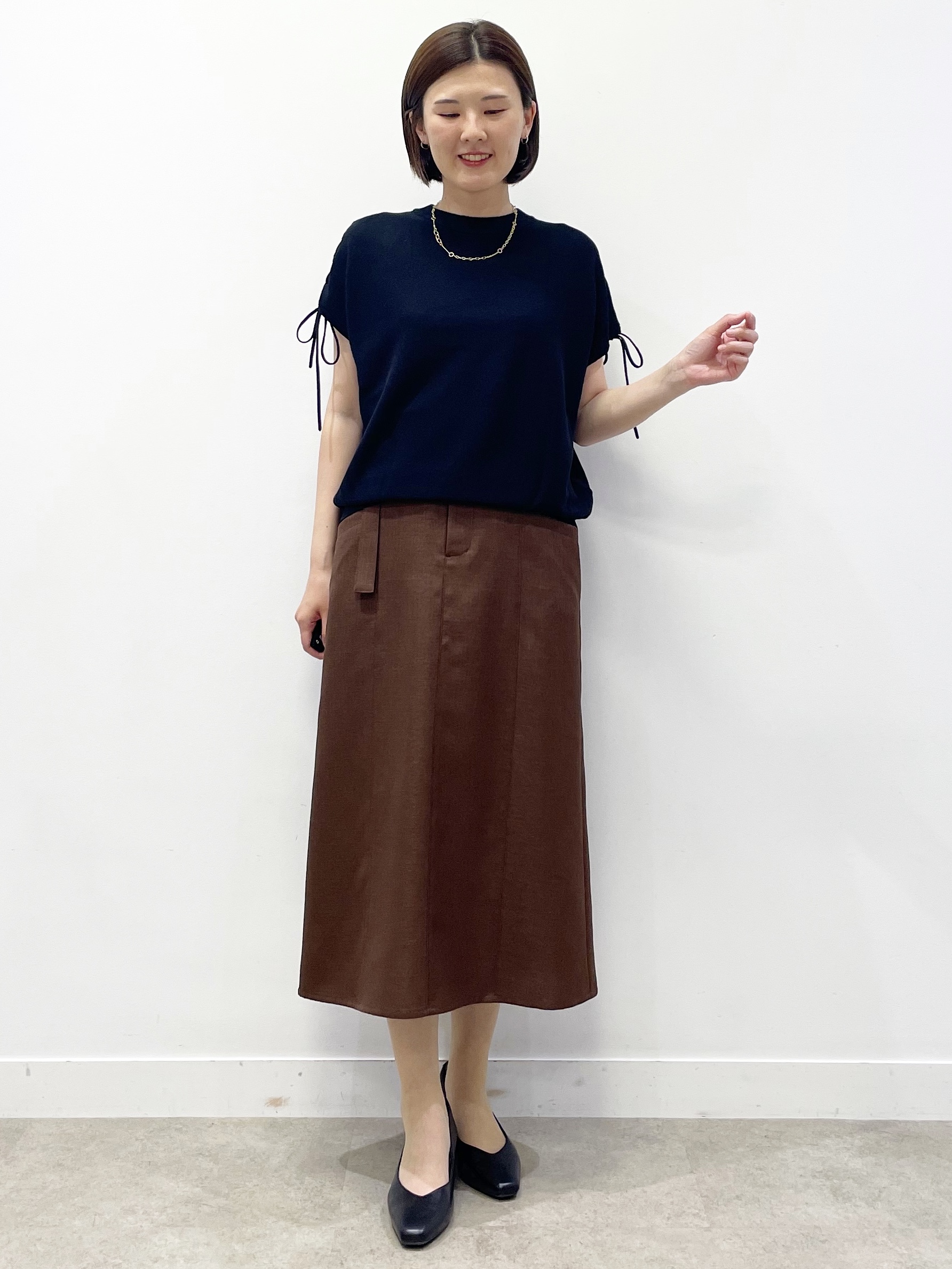 あやたかさんの「Reflect｜フロント切り替えデザインタイトスカート」を使ったコーディネート