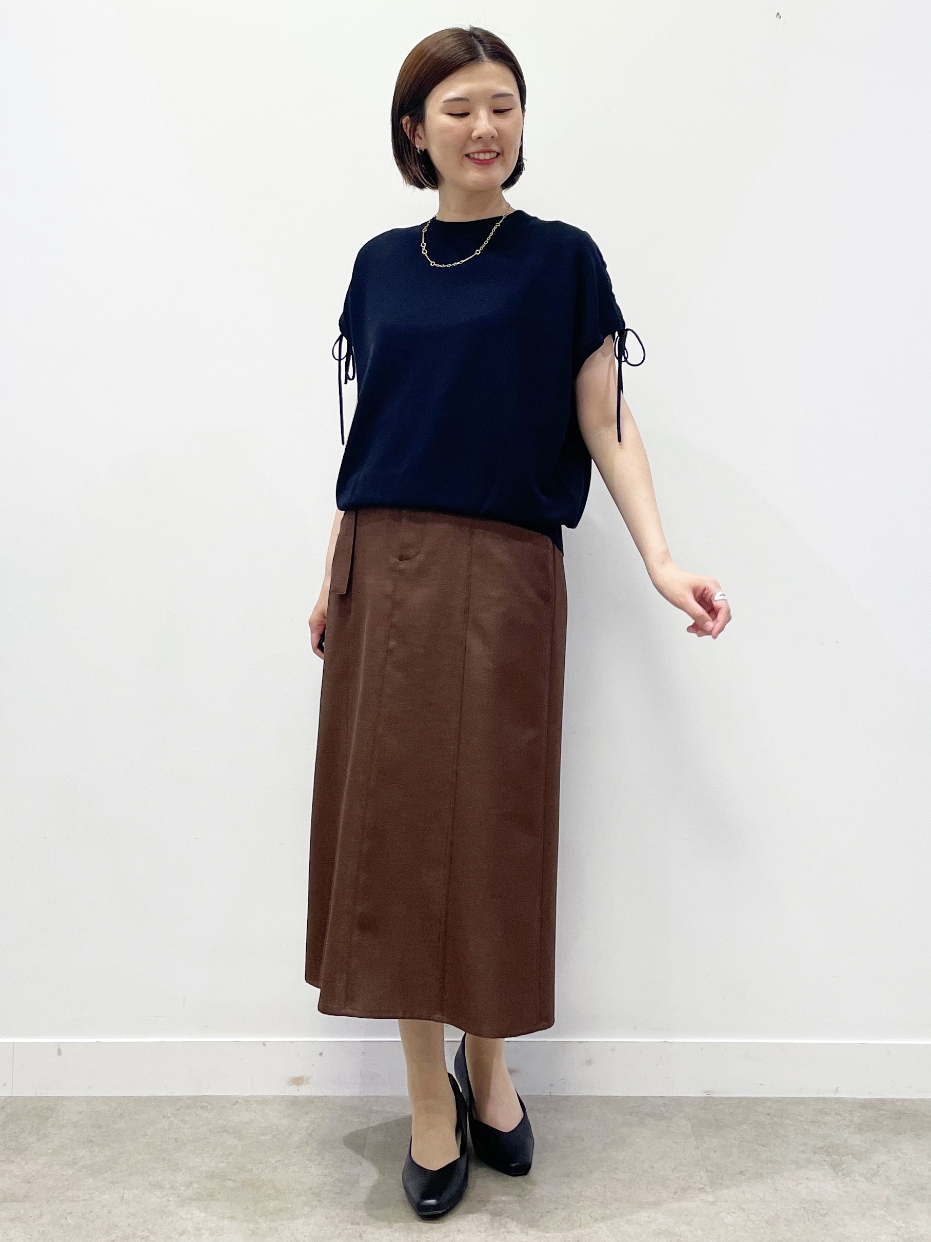 あやたかさんの「Reflect｜フロント切り替えデザインタイトスカート」を使ったコーディネート