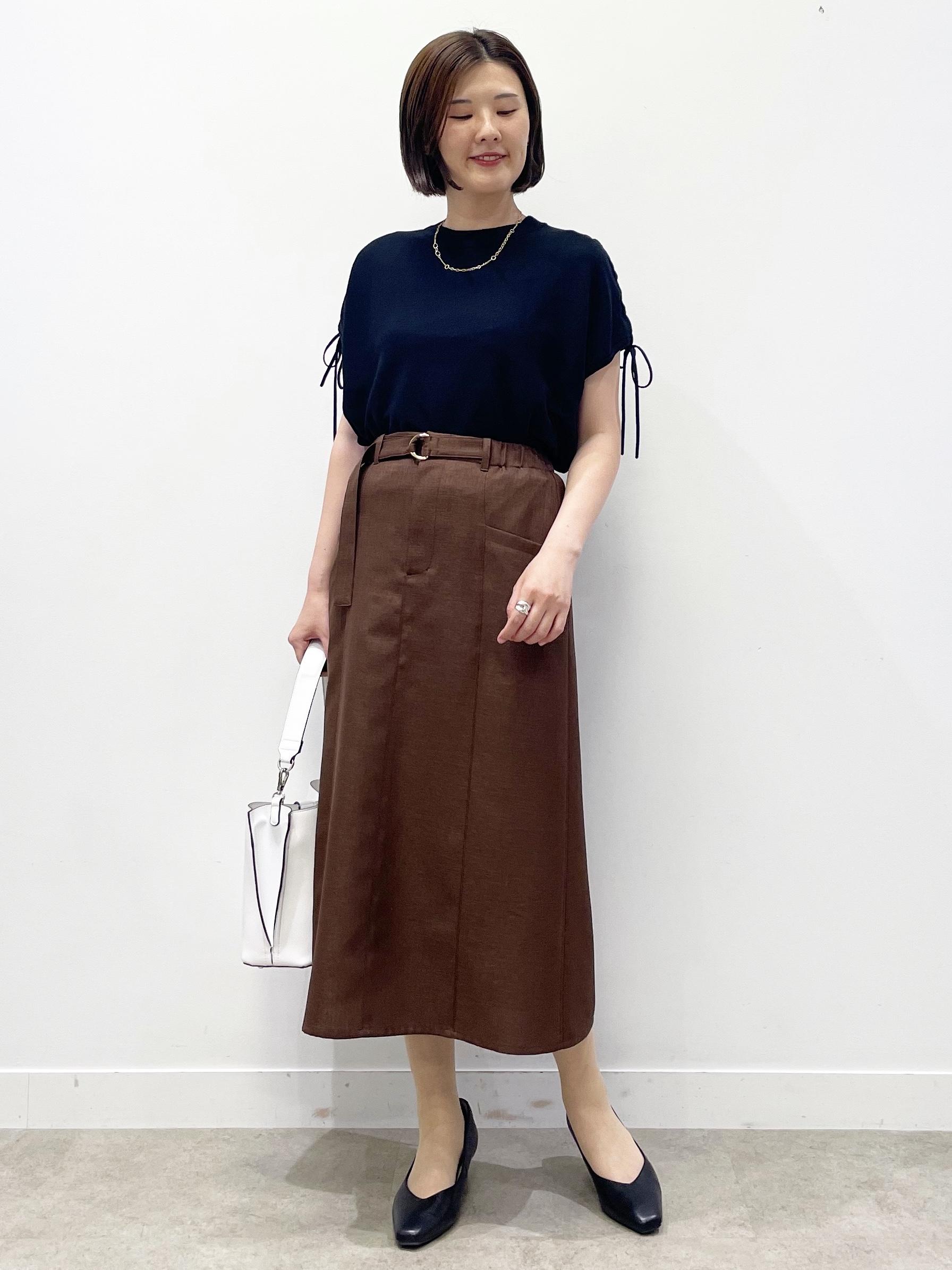 あやたかさんの「Reflect｜フロント切り替えデザインタイトスカート」を使ったコーディネート