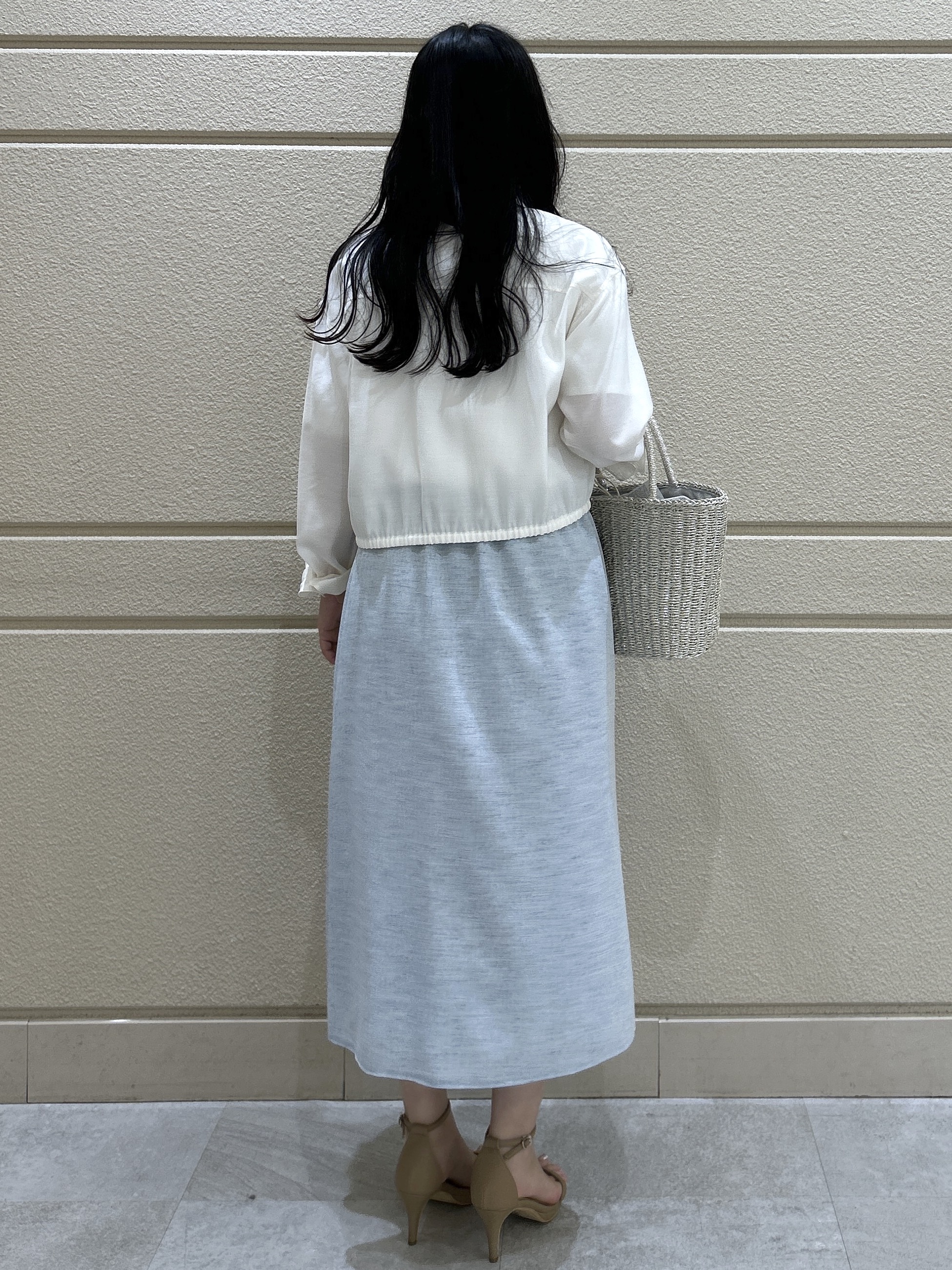 Momokaさんの「COUP DE CHANCE｜【手洗い可/ショート丈】クロップドシャツ」を使ったコーディネート