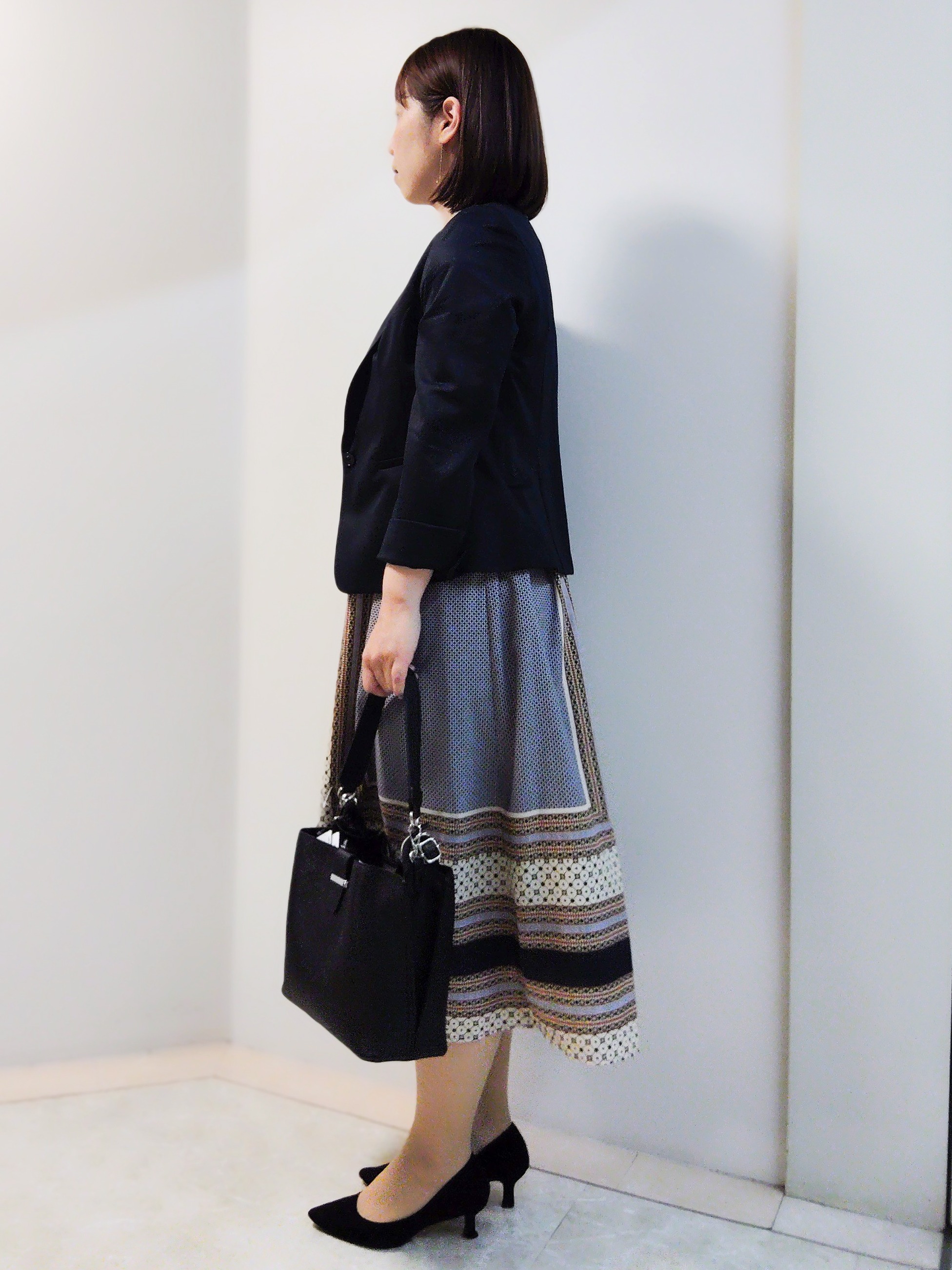 エリさんの「Reflect｜【SS-4Lサイズ／UVカット／接触冷感】匠ジャケット／ベーシックテーラード」を使ったコーディネート