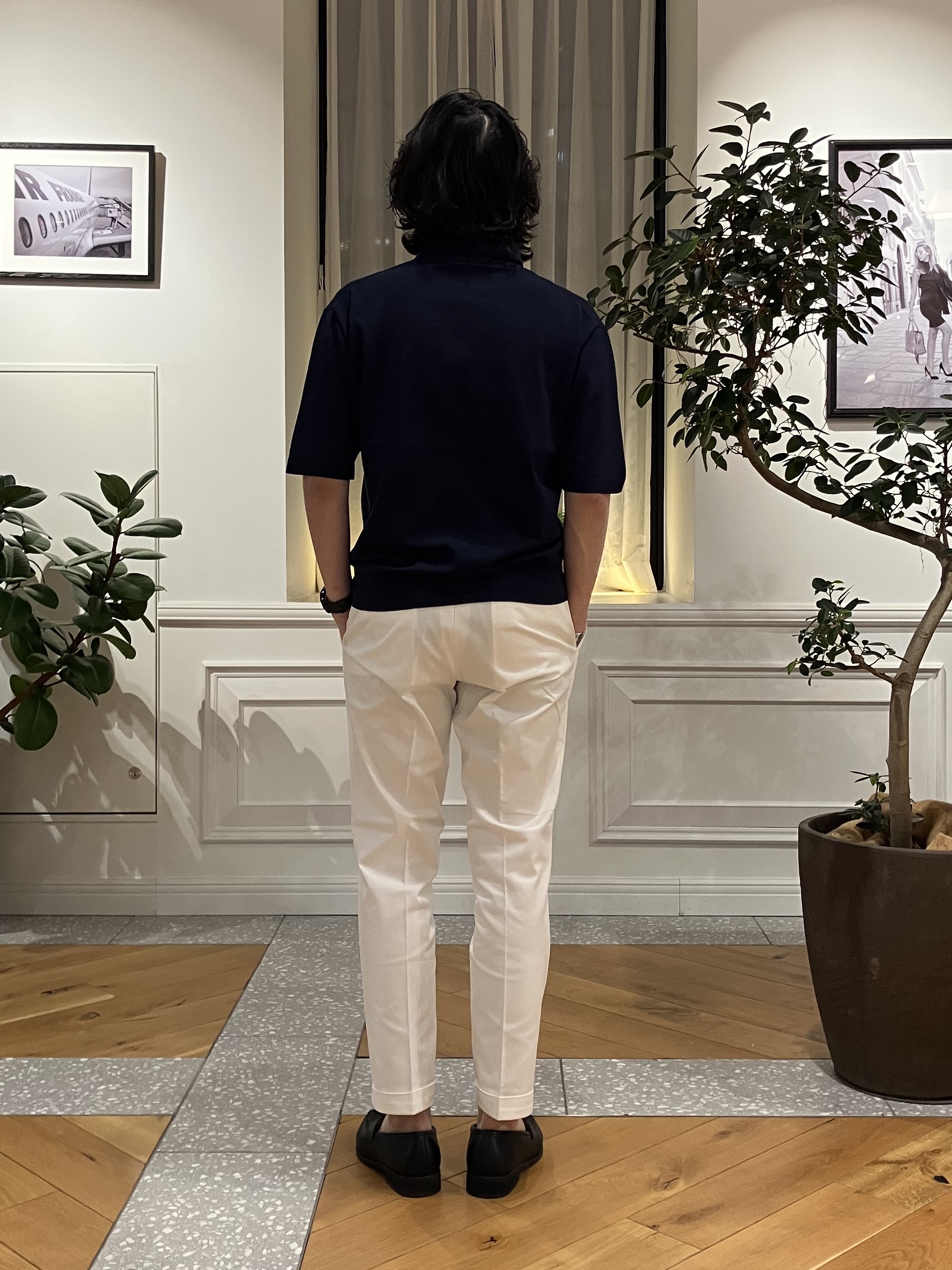 junyaさんの「DRESSTERIOR｜【干場義雅&times;DRESSTERIOR】ウォッシャブル ニットポロシャツ」を使ったコーディネート