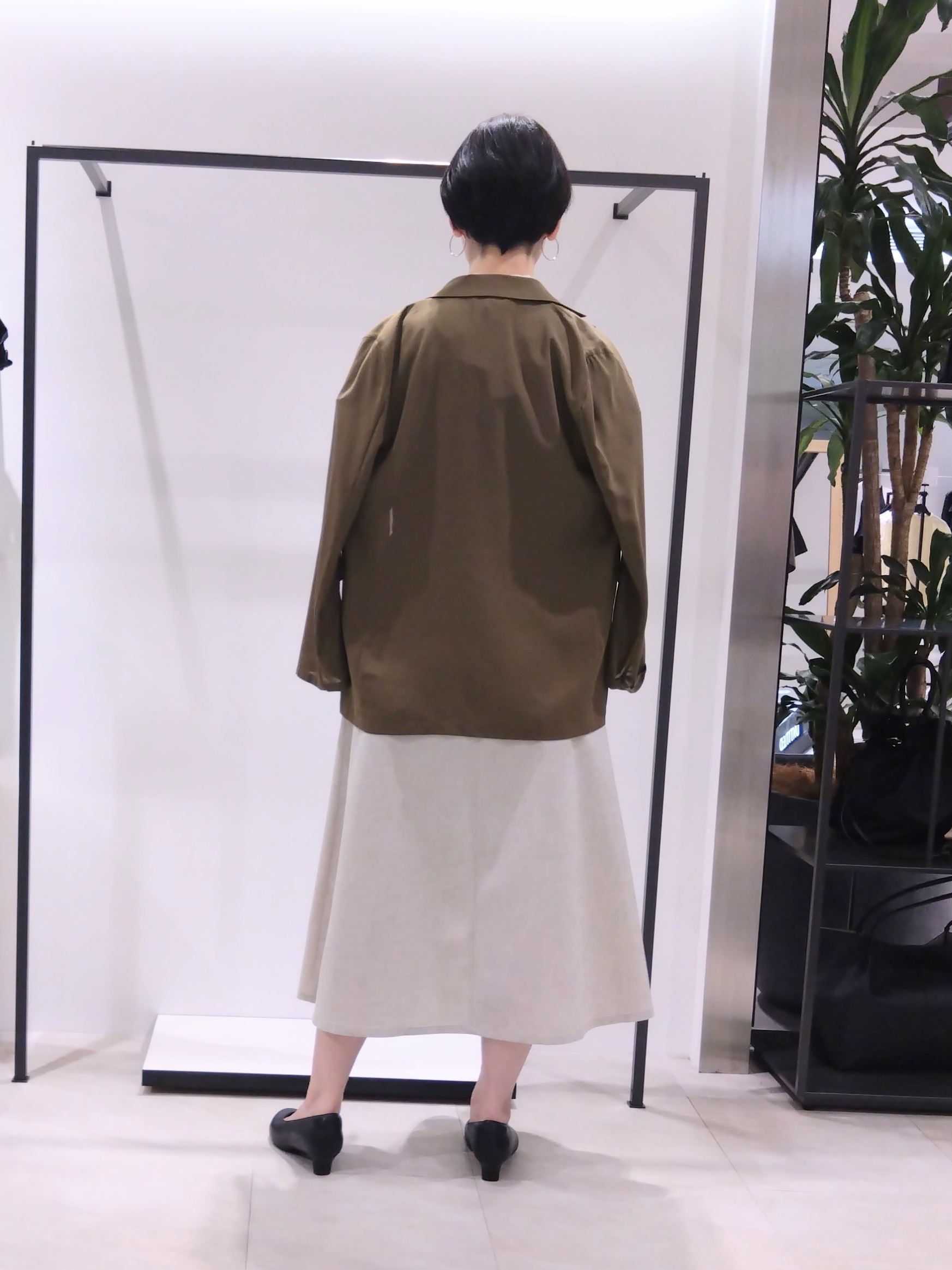 まちこさんの「UNTITLED｜【接触冷感/UVカット/イージーケア】テーラードカラーワンピース」を使ったコーディネート