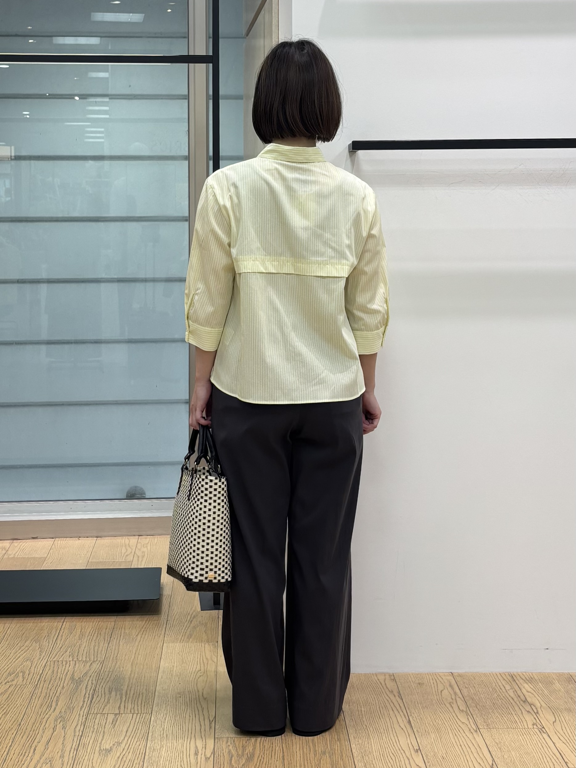 asamiさんの「INDIVI｜【UVケア／吸汗速乾／着映え】ティアードストライプシャツ」を使ったコーディネート