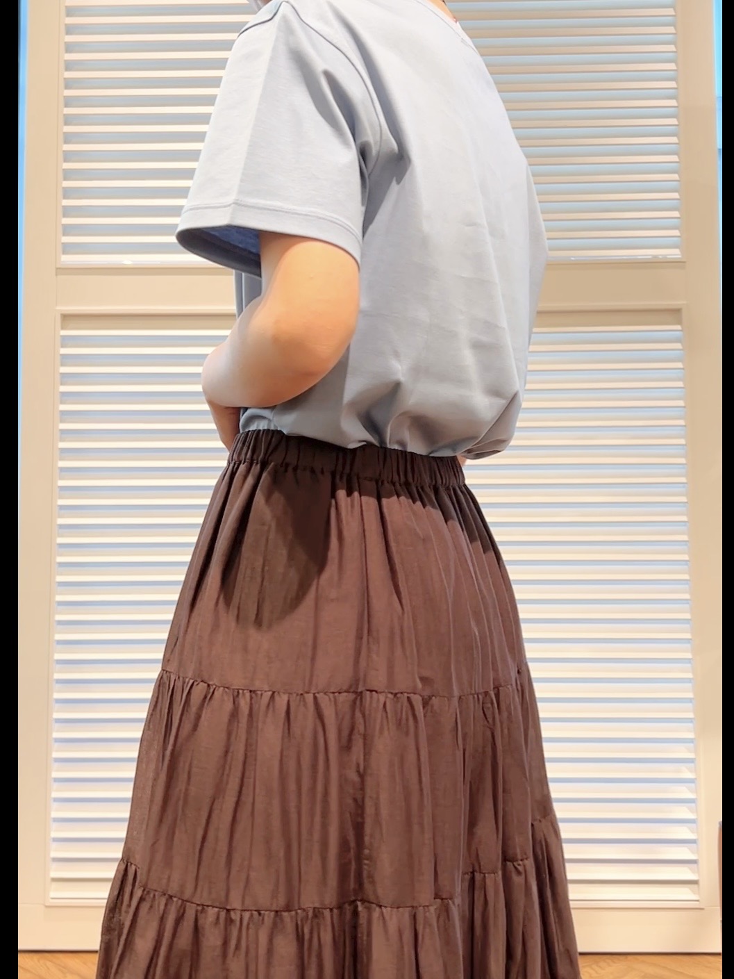 OCHIAIさんの「DRESSTERIOR｜【接触冷感／抗菌防臭／消臭】アイスクリアコットンフレンチロゴT」を使ったコーディネート