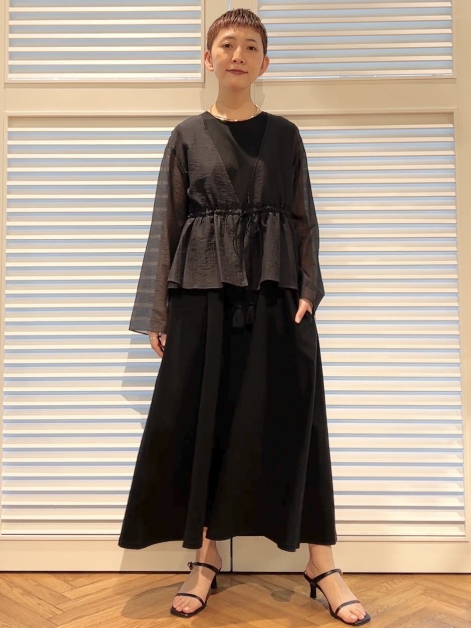 OCHIAIさんの「DRESSTERIOR｜シアー カーディガンブラウス」を使ったコーディネート