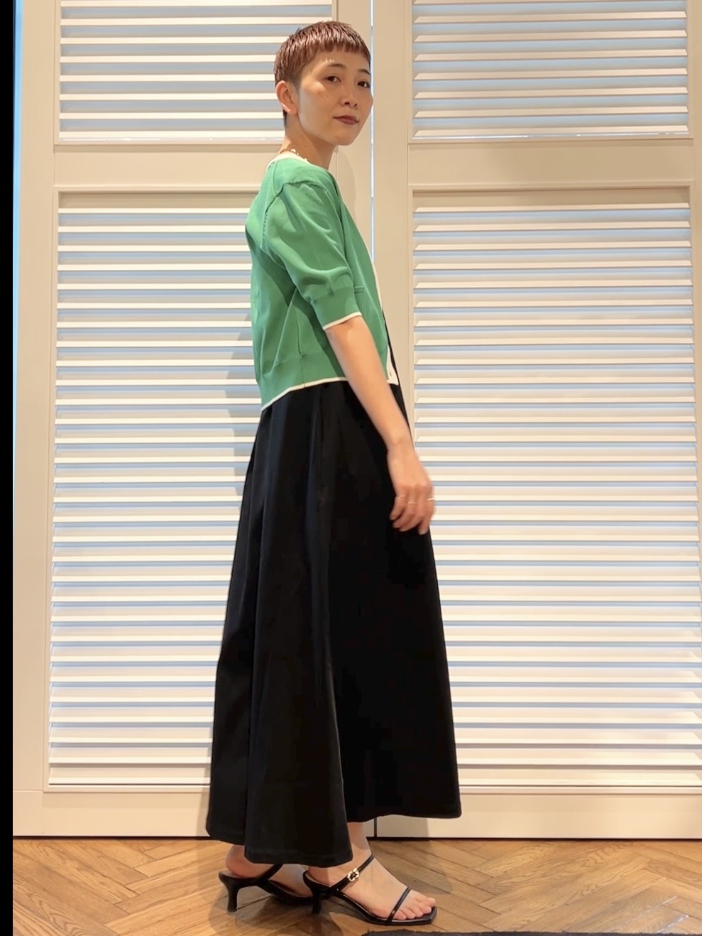 OCHIAIさんの「DRESSTERIOR｜【otonaMUSE5月号掲載/UVカット/ウォッシャブル】クールタッチ コンビ カーディガン」を使ったコーディネート