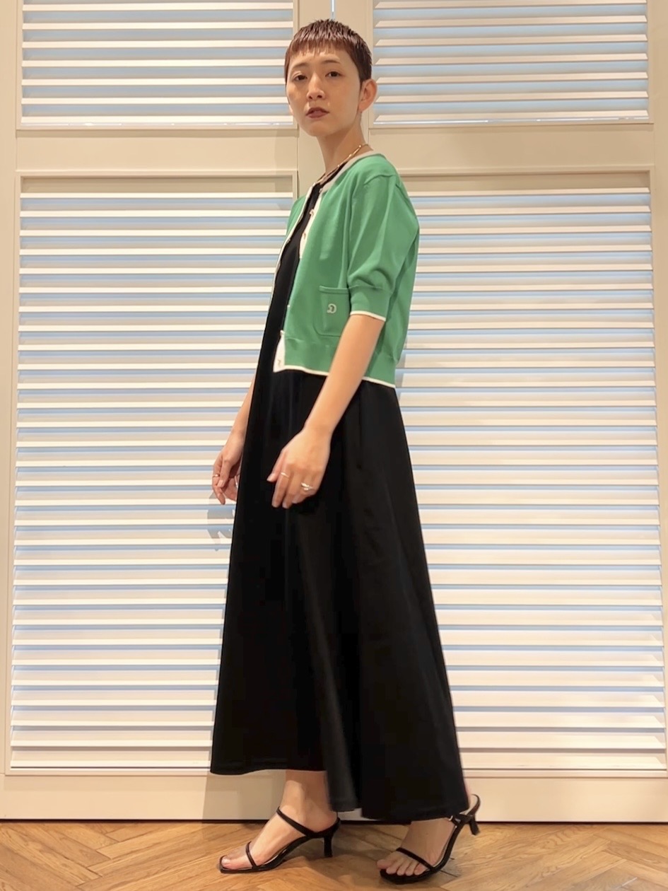 OCHIAIさんの「DRESSTERIOR｜【otonaMUSE5月号掲載/UVカット/ウォッシャブル】クールタッチ コンビ カーディガン」を使ったコーディネート