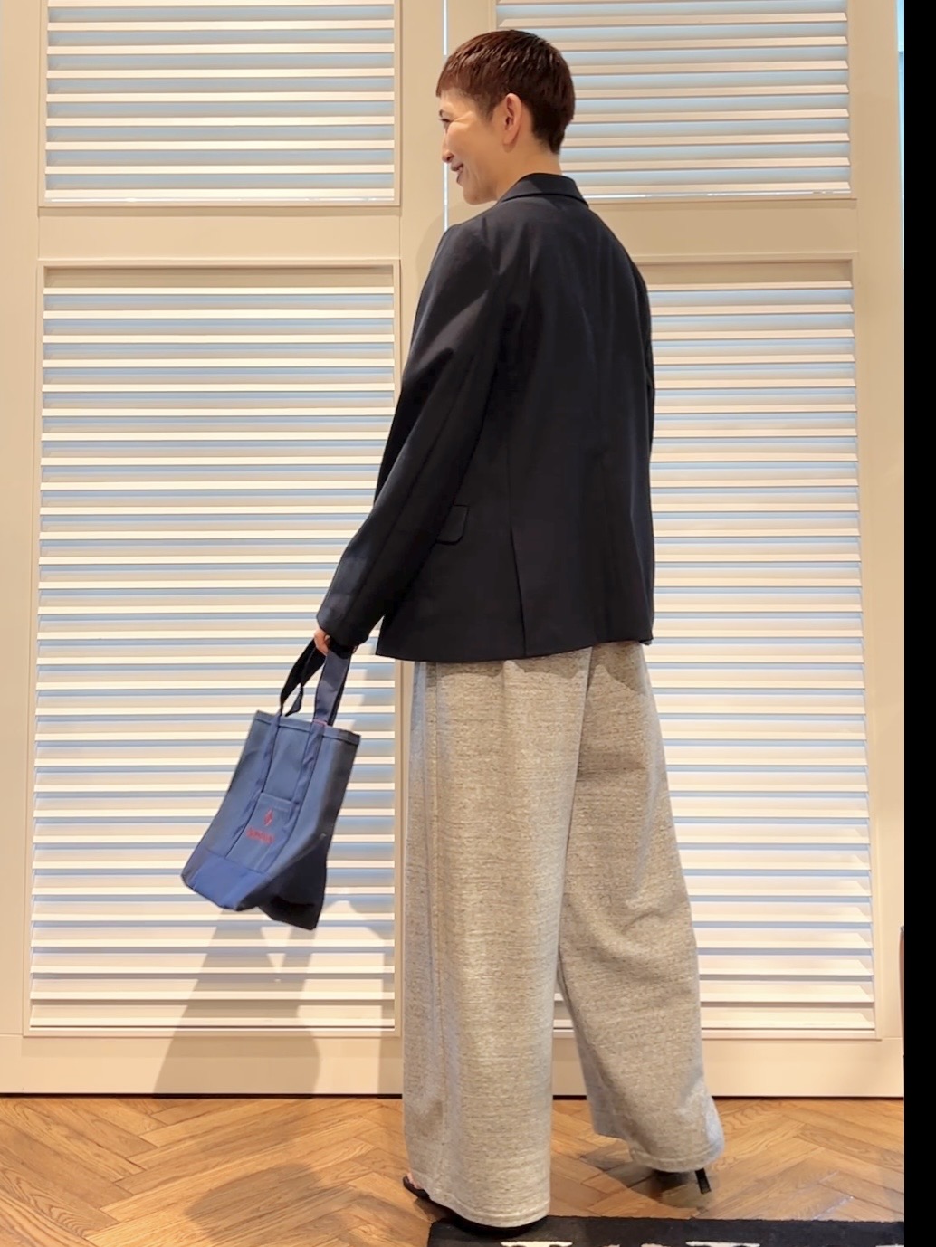 OCHIAIさんの「DRESSTERIOR｜【セットアップ可/吸水速乾/ウォッシャブル】リネンブレンドオックスダブルジャケット」を使ったコーディネート