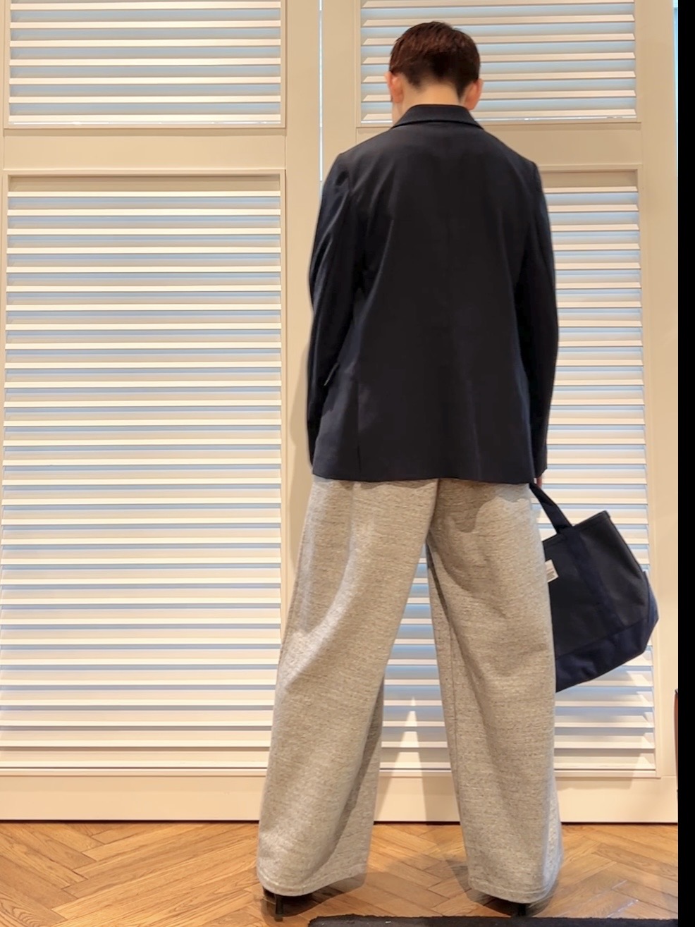 OCHIAIさんの「DRESSTERIOR｜【セットアップ可/吸水速乾/ウォッシャブル】リネンブレンドオックスダブルジャケット」を使ったコーディネート
