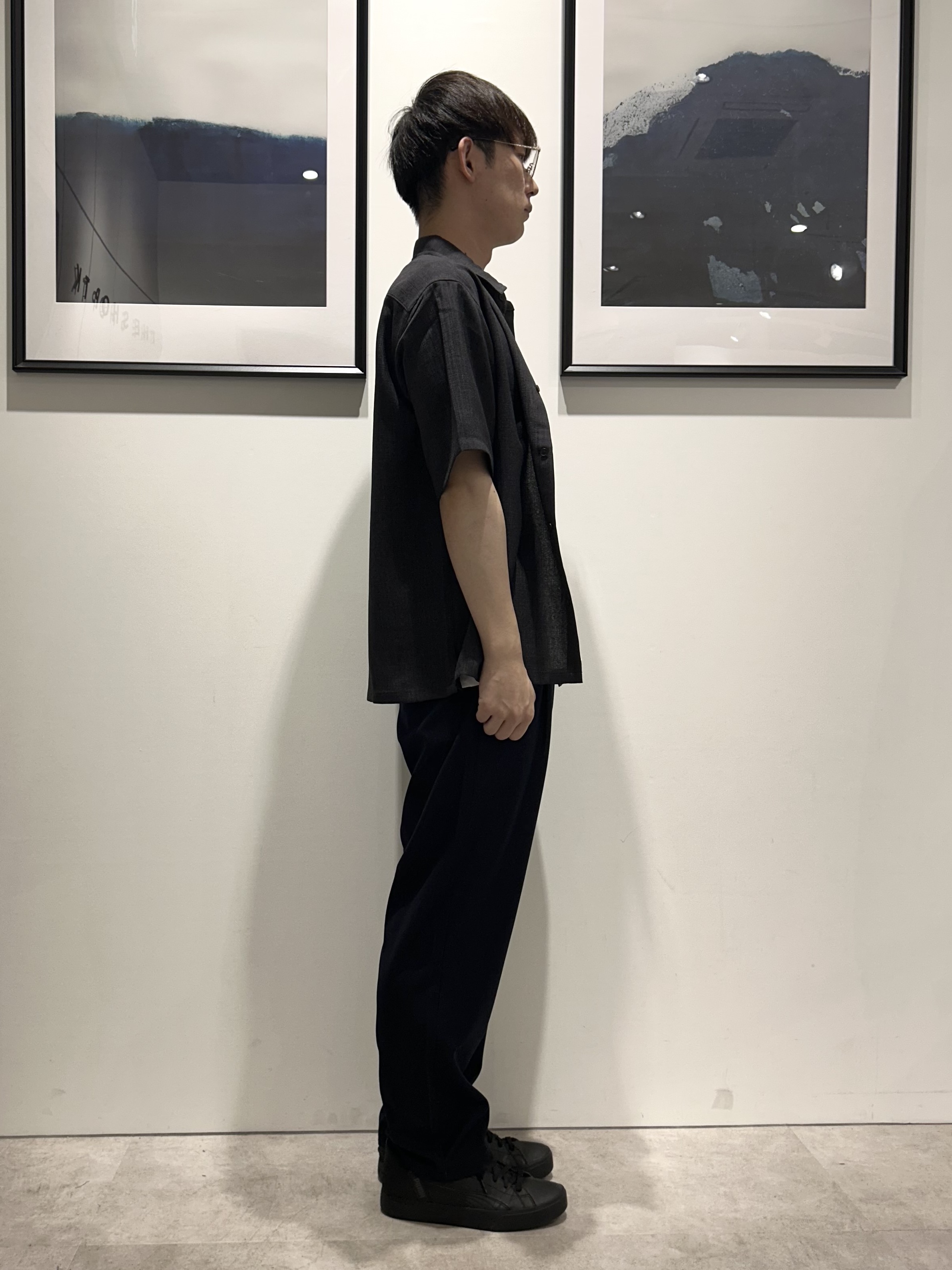 。さんの「THE SHOP TK｜【LINO FINE】 リネンライク半袖シャツ UVカット／イージーケア／吸水速乾／洗濯機OK／セッ」を使ったコーディネート