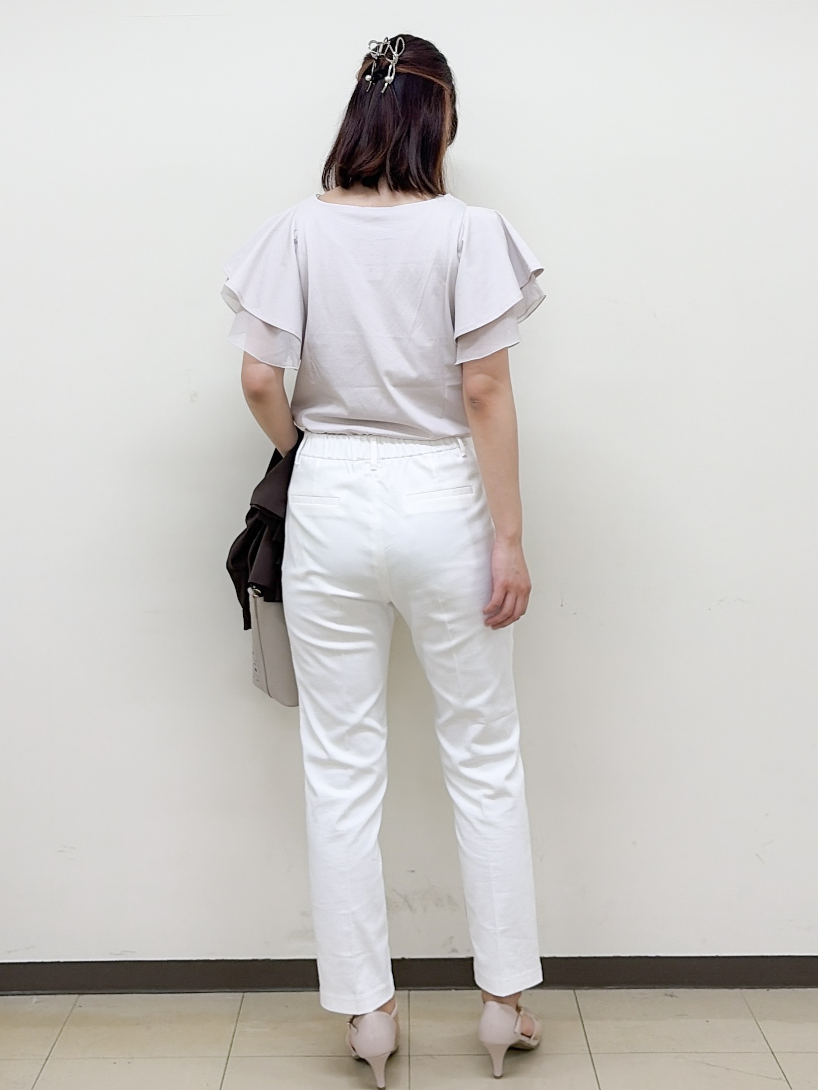 yurinaさんの「index｜【接触冷感／防シワ】ひんやり7分袖テーラードジャケット《洗濯機OK》」を使ったコーディネート