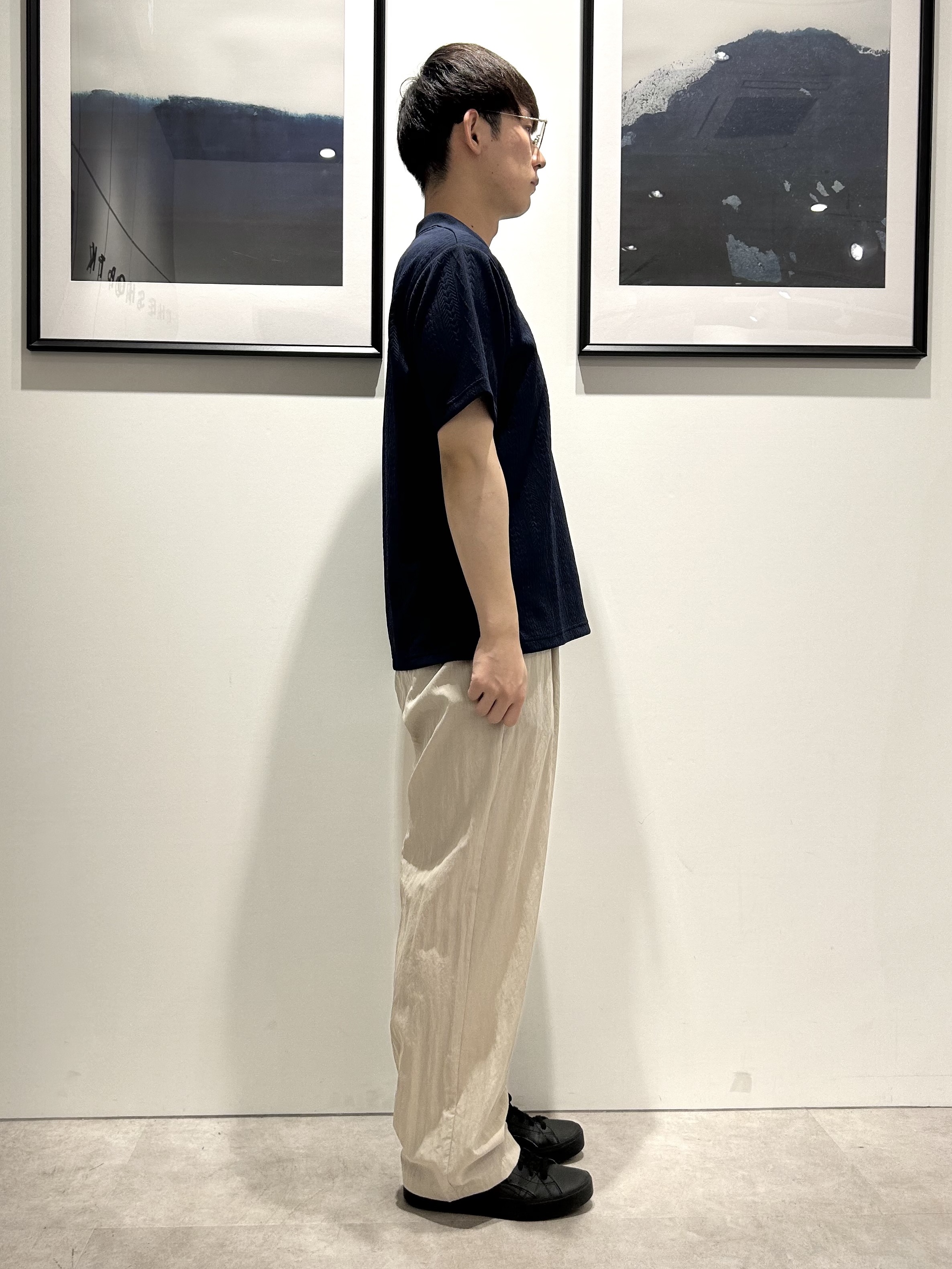 。さんの「THE SHOP TK｜【シンプルすぎない大人の表情】ケーブルフクレポロシャツ 吸水速乾/UVケア/洗濯機OK」を使ったコーディネート