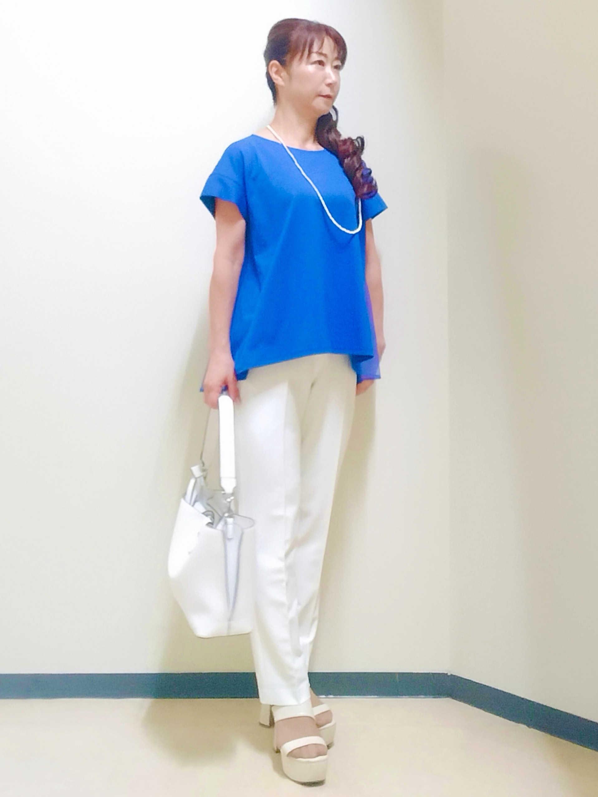 花さんの「Reflect｜チュール&times;ジャージチュニックトップス」を使ったコーディネート