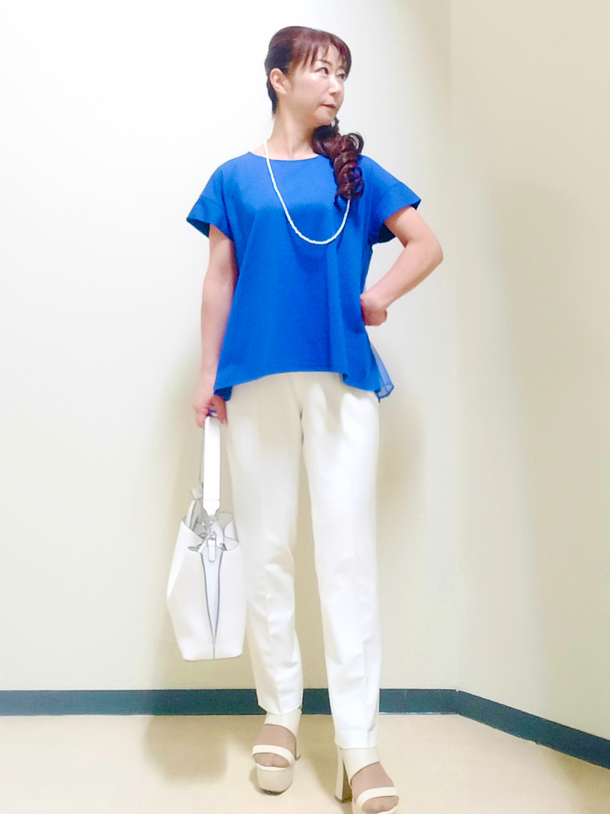 花さんの「Reflect｜チュール&times;ジャージチュニックトップス」を使ったコーディネート