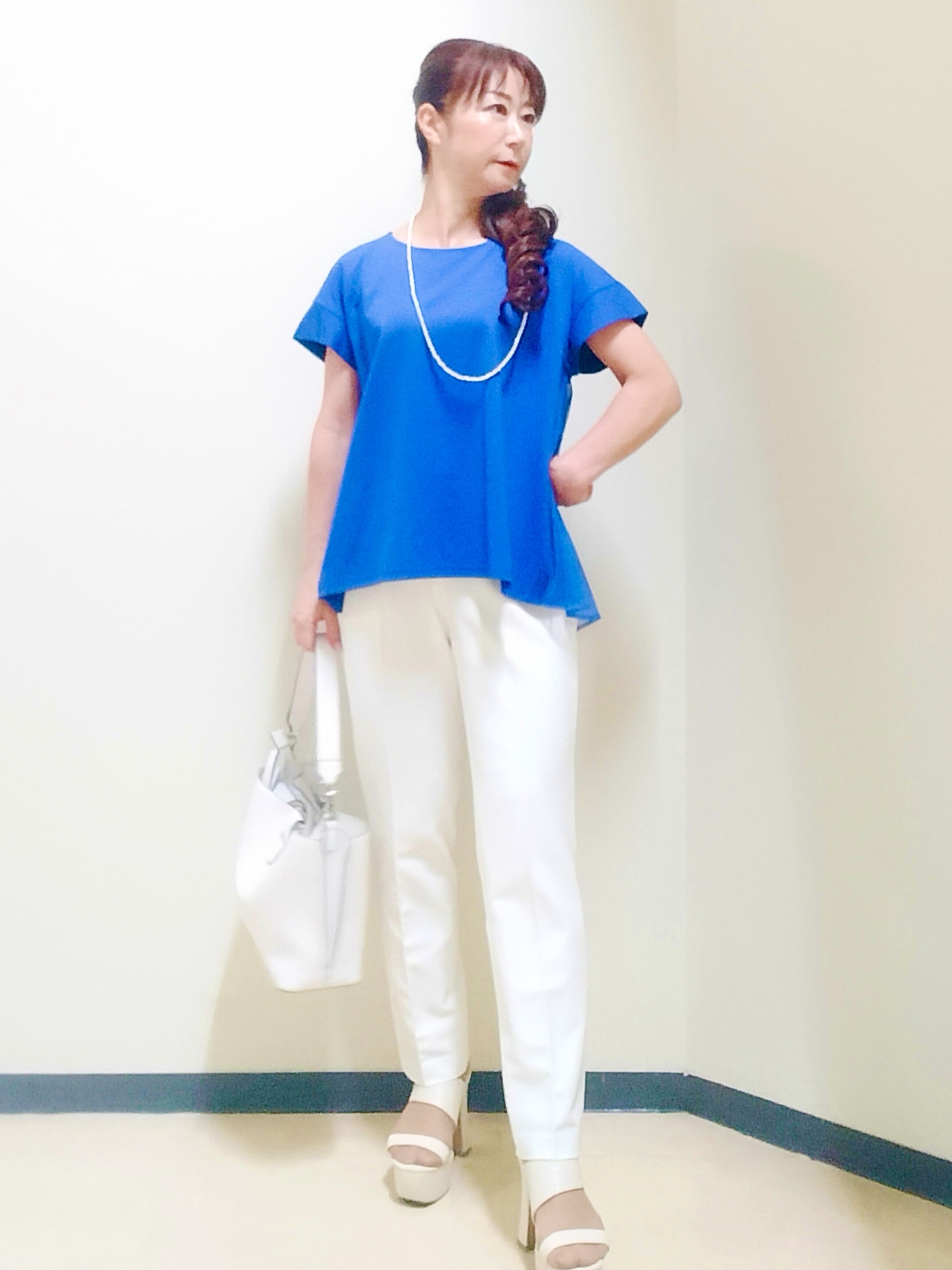 花さんの「Reflect｜チュール&times;ジャージチュニックトップス」を使ったコーディネート