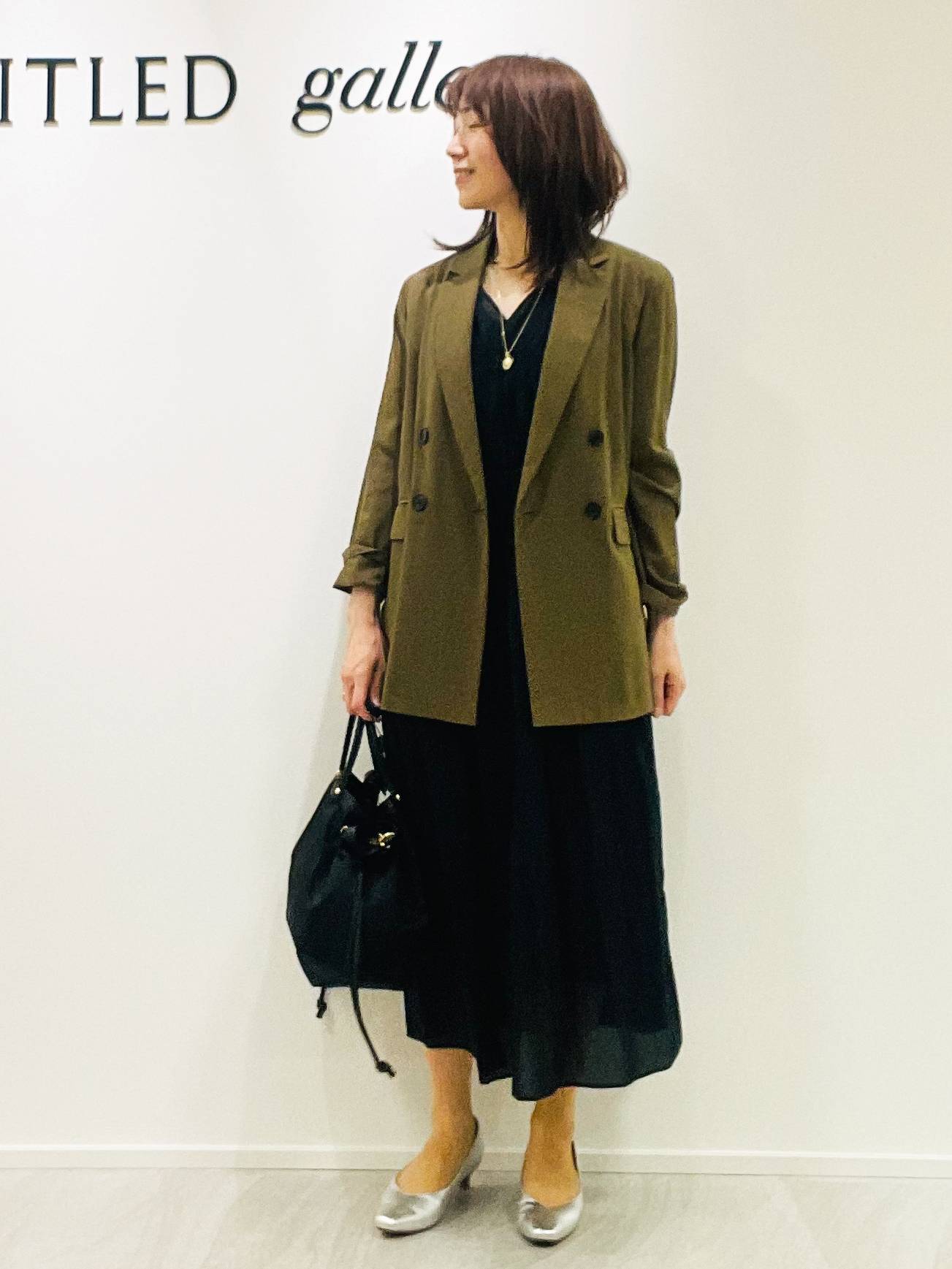 めいさんの「UNTITLED｜【セットアップ可/接触冷感/通気性】ドライシアーダブルジャケット」を使ったコーディネート