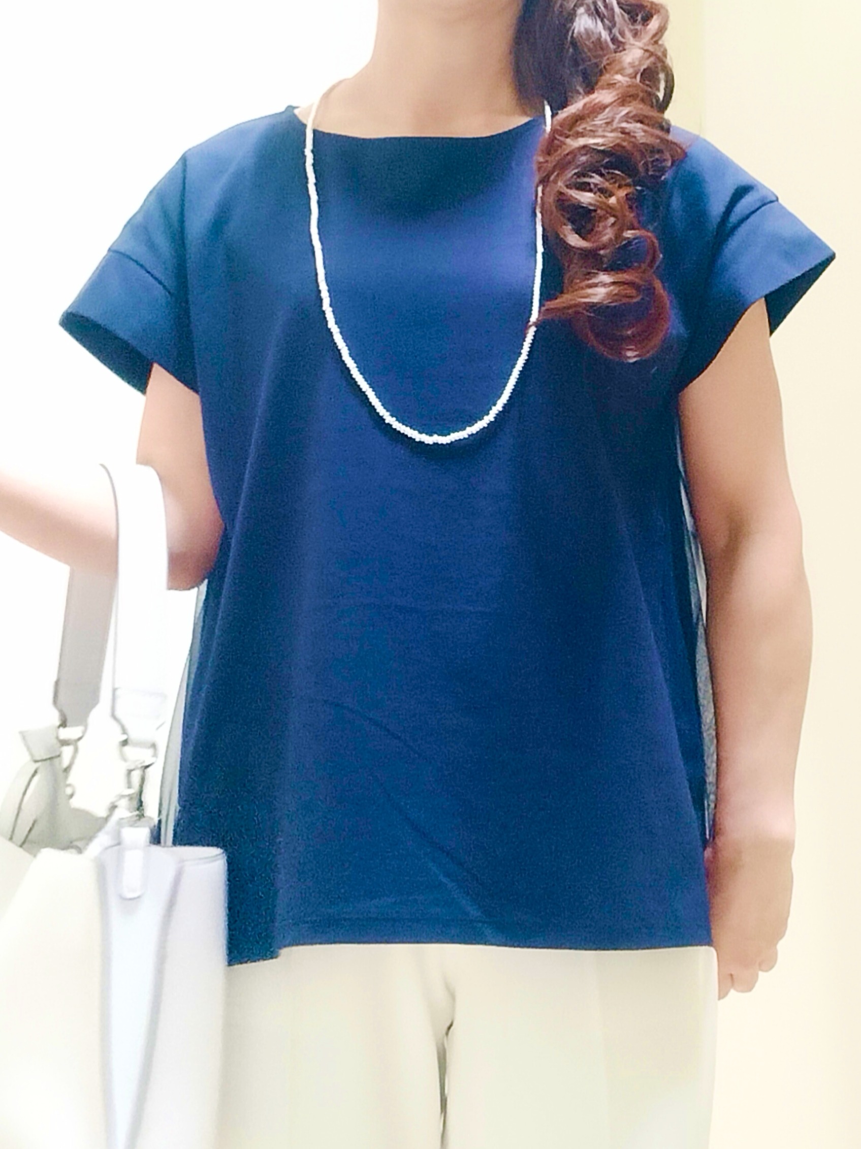 花さんの「Reflect｜【SS-4Lサイズ／UVカット／撥水】ストレッチテーパードパンツ」を使ったコーディネート