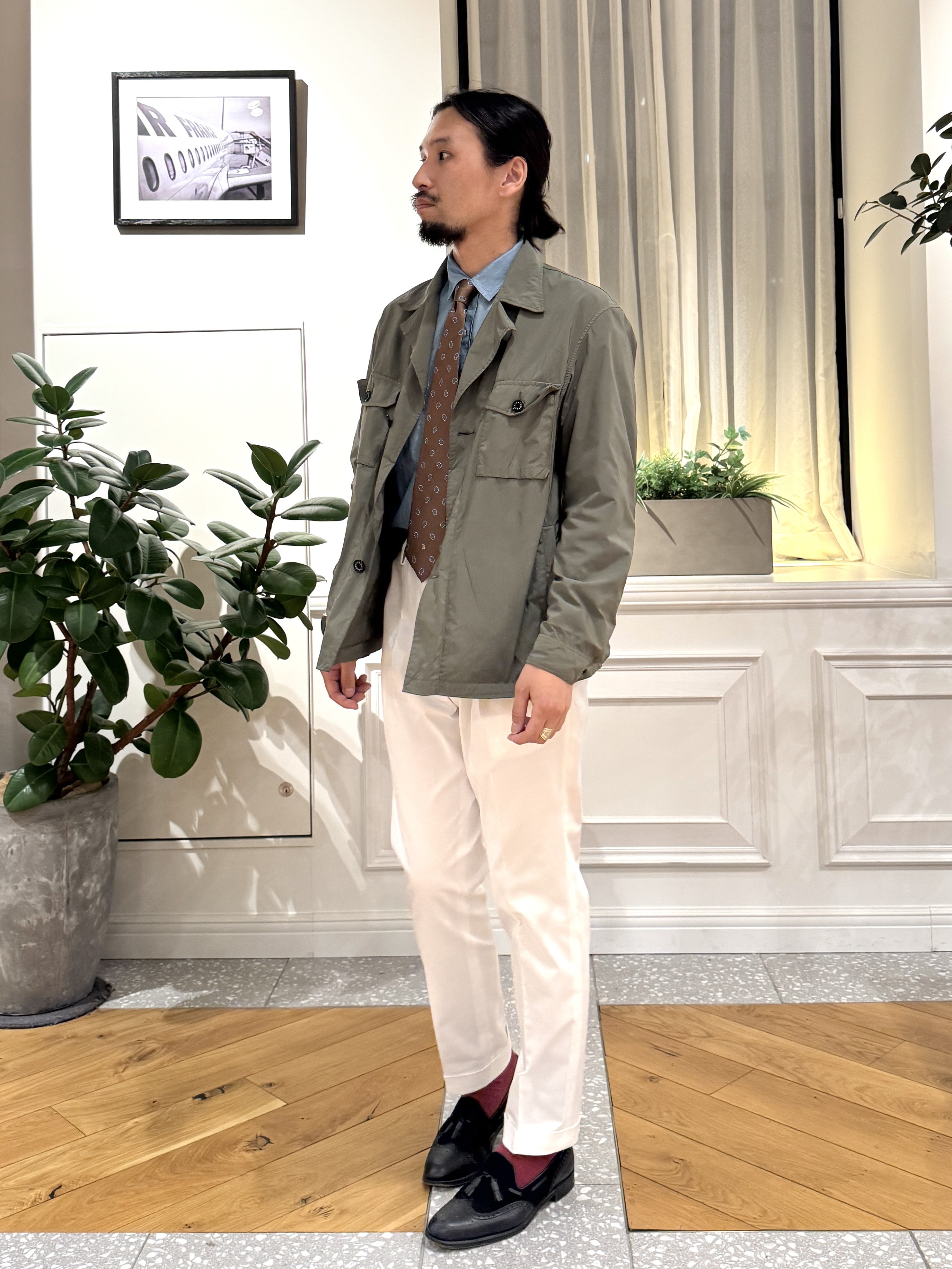 kawarataniさんの「DRESSTERIOR｜【ウォッシャブル】ガーメントダイ M65フィールドジャケット」を使ったコーディネート