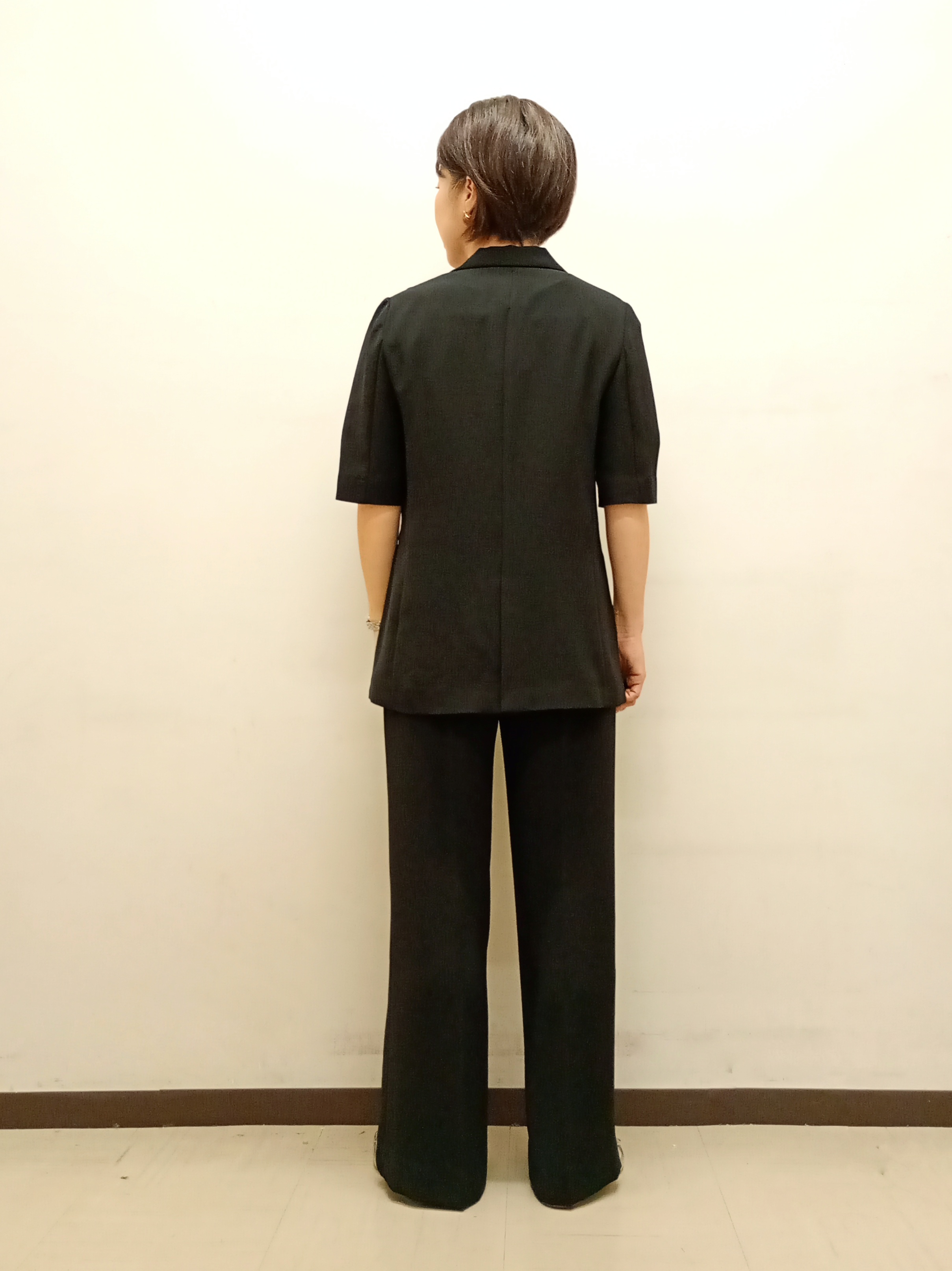 Kさんの「INDIVI｜【着る日傘】ハーフスリーブダブルジャケット」を使ったコーディネート