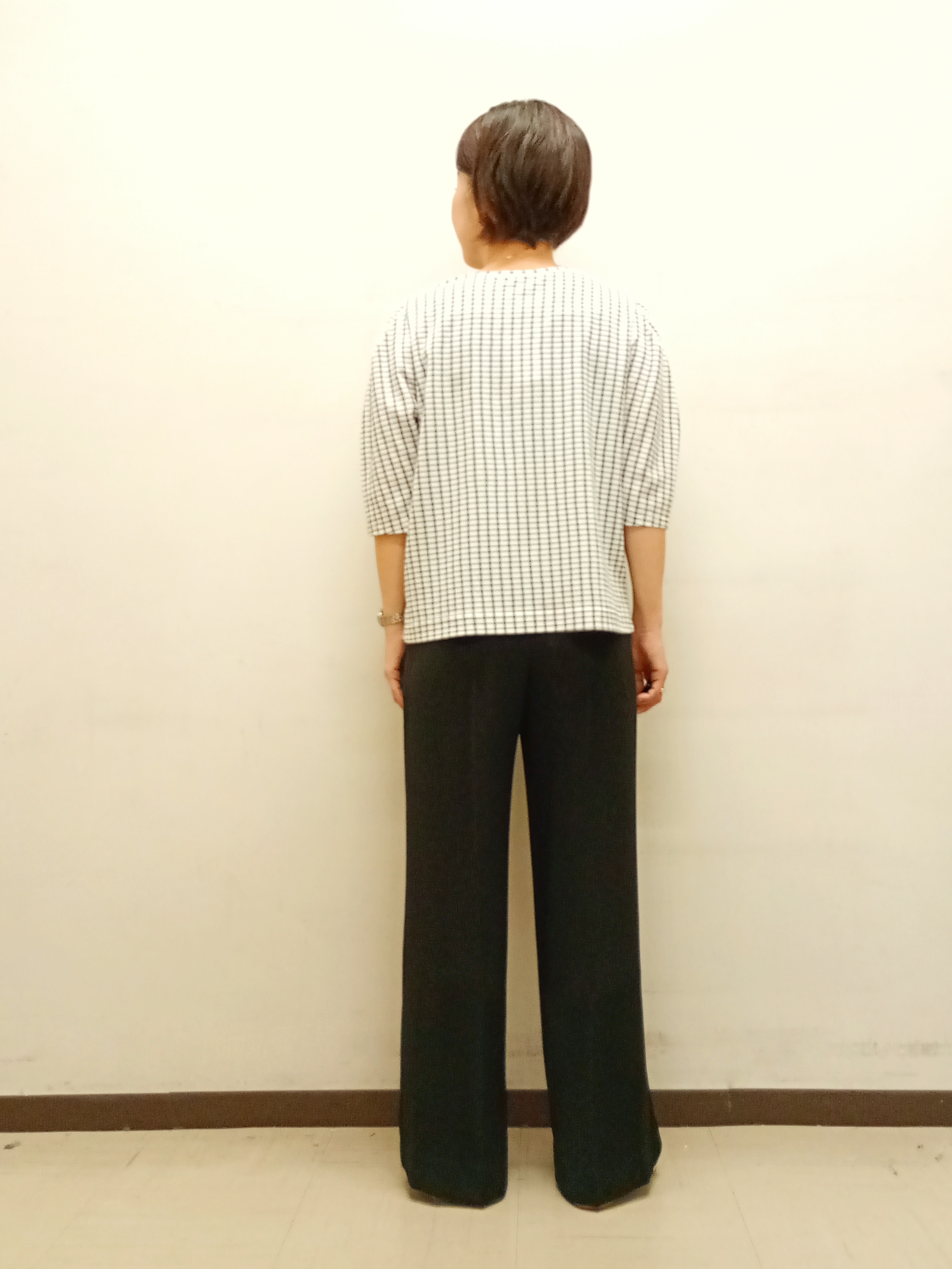 Kさんの「INDIVI｜【洗える／UVケア／SETUP可】着る日傘ワイドパンツ」を使ったコーディネート