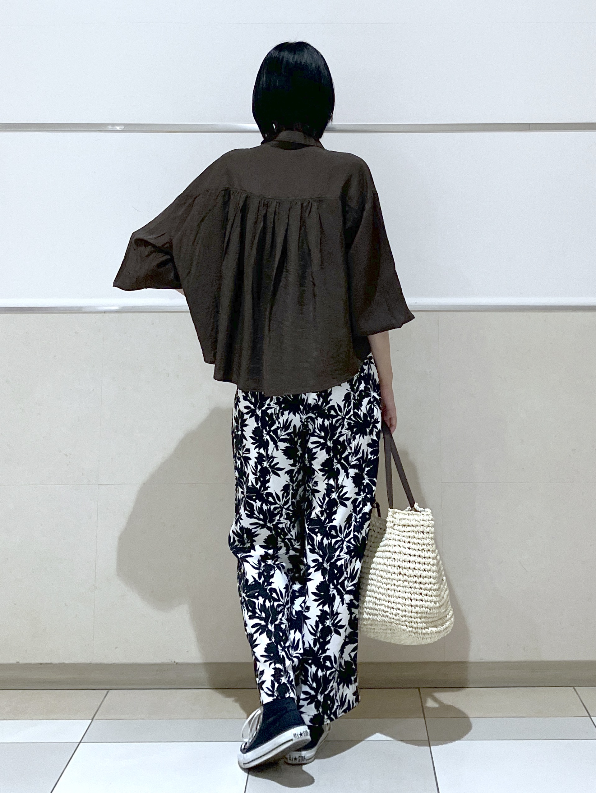 eriko さんの「Dessin｜エアリーシアーブラウス」を使ったコーディネート