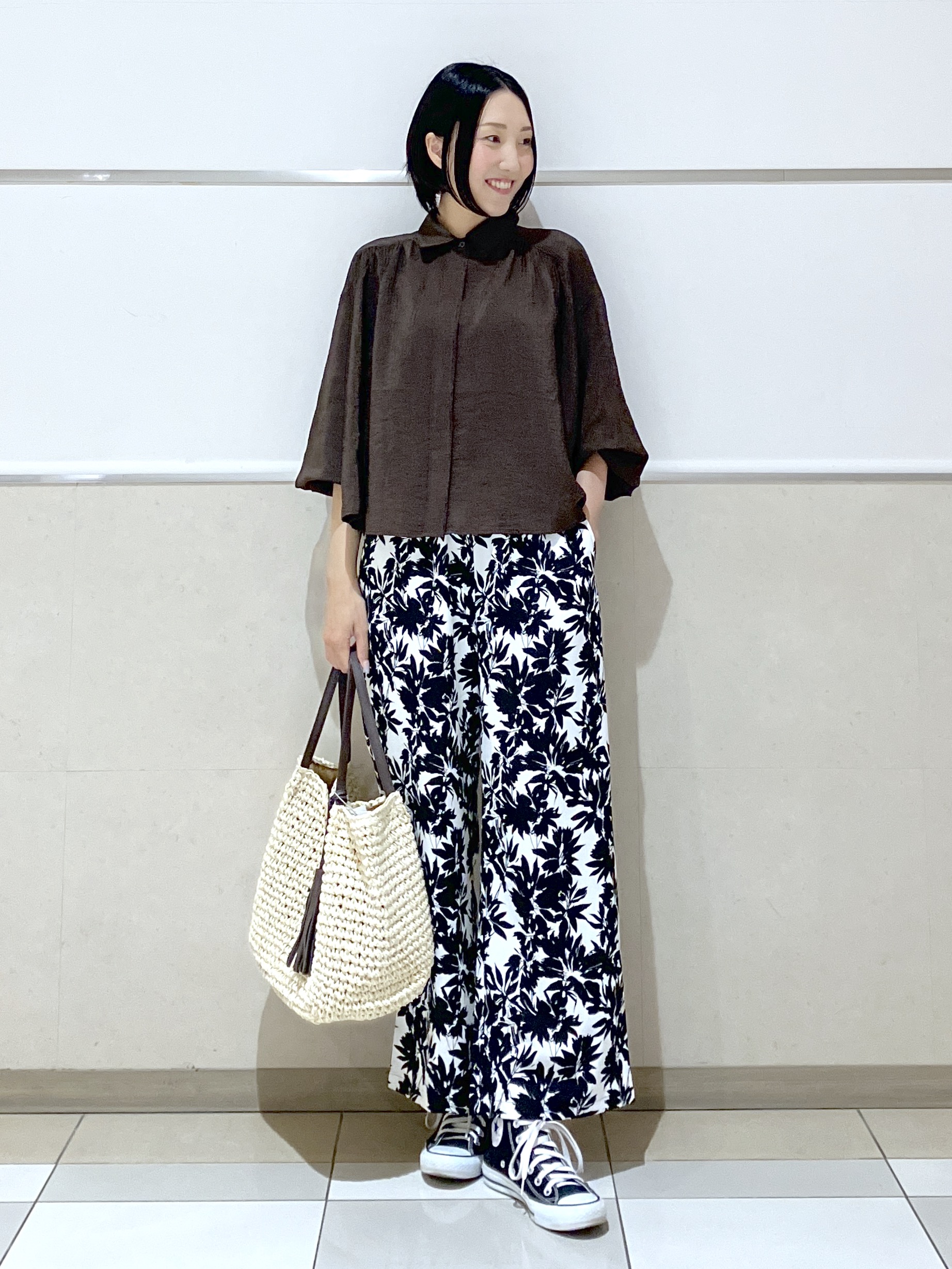 eriko さんの「Dessin｜エアリーシアーブラウス」を使ったコーディネート