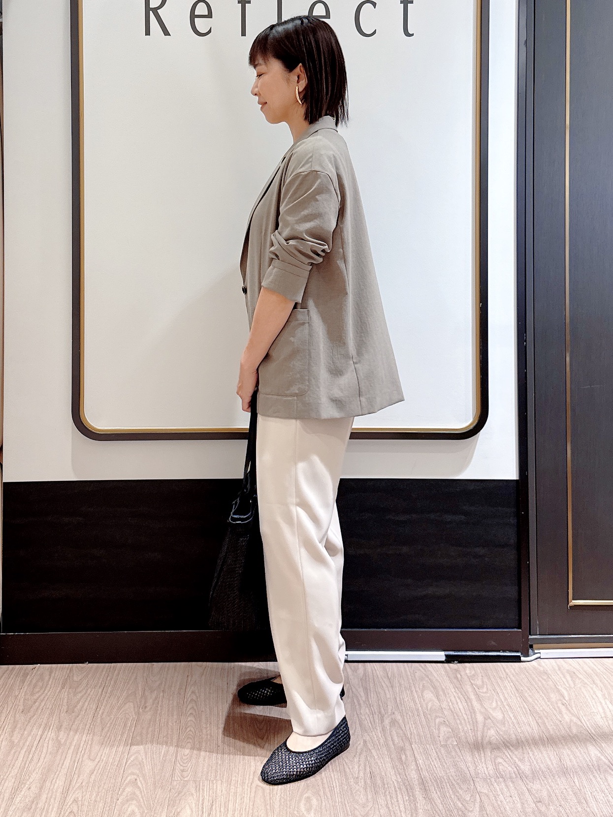 nekoさんの「Reflect｜【SS-4Lサイズ／接触冷感／シワになりにくい】リラクシーテーラードジャケット」を使ったコーディネート