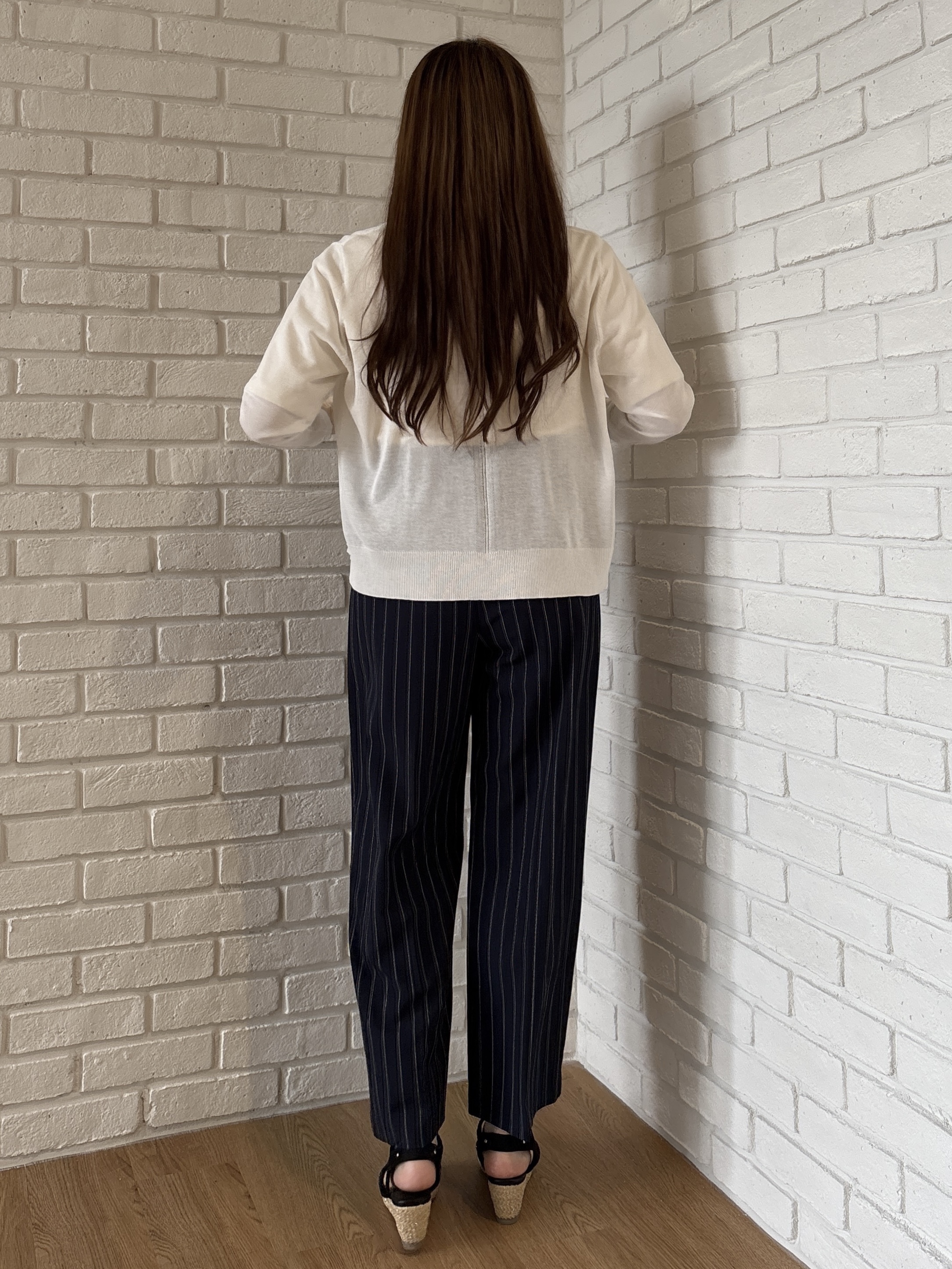 sayaさんの「grove｜高評価！【接触冷感／UVカットetc】ベーシックショートカーディガン」を使ったコーディネート