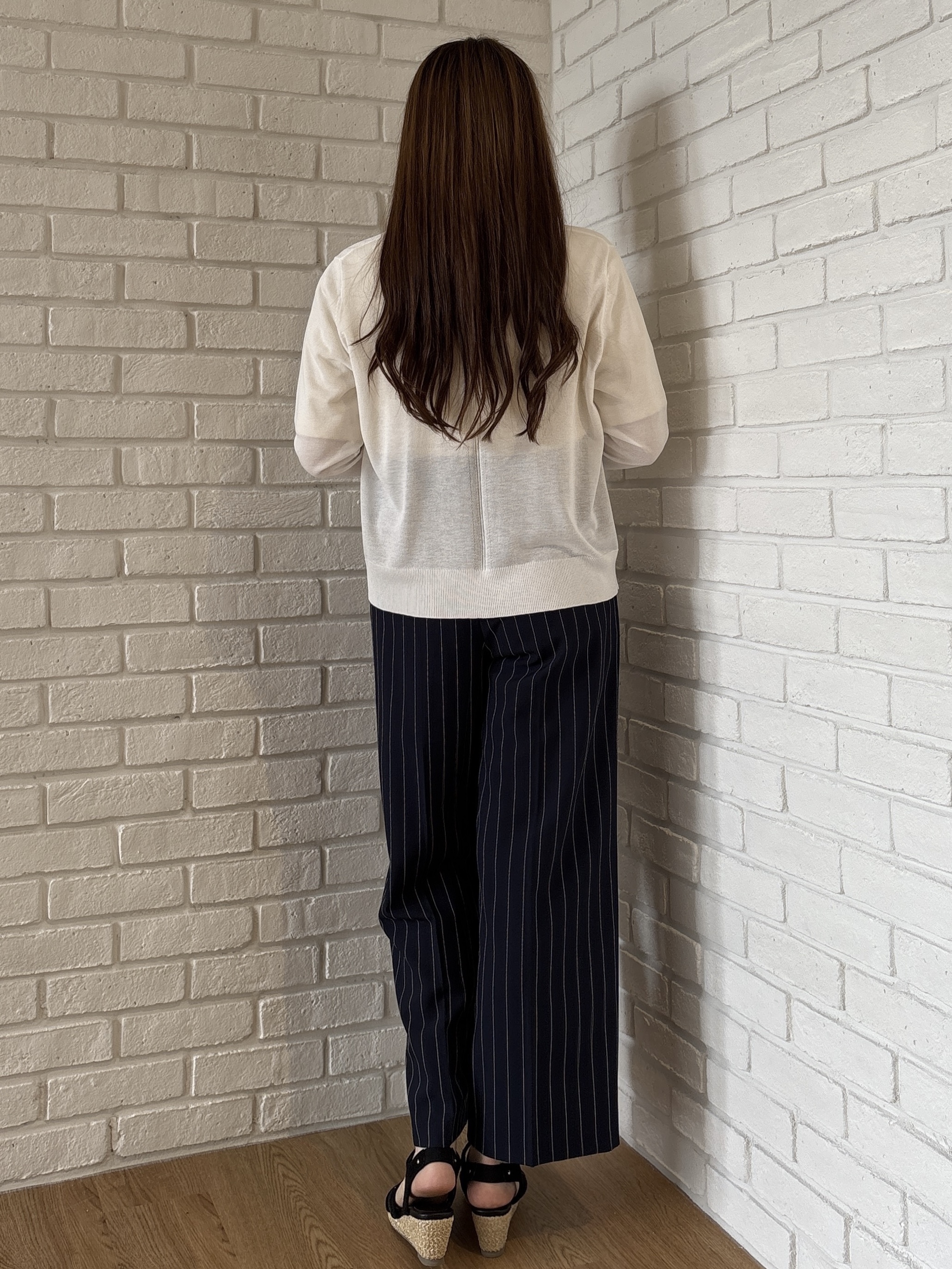 sayaさんの「grove｜高評価！【接触冷感／UVカットetc】ベーシックショートカーディガン」を使ったコーディネート