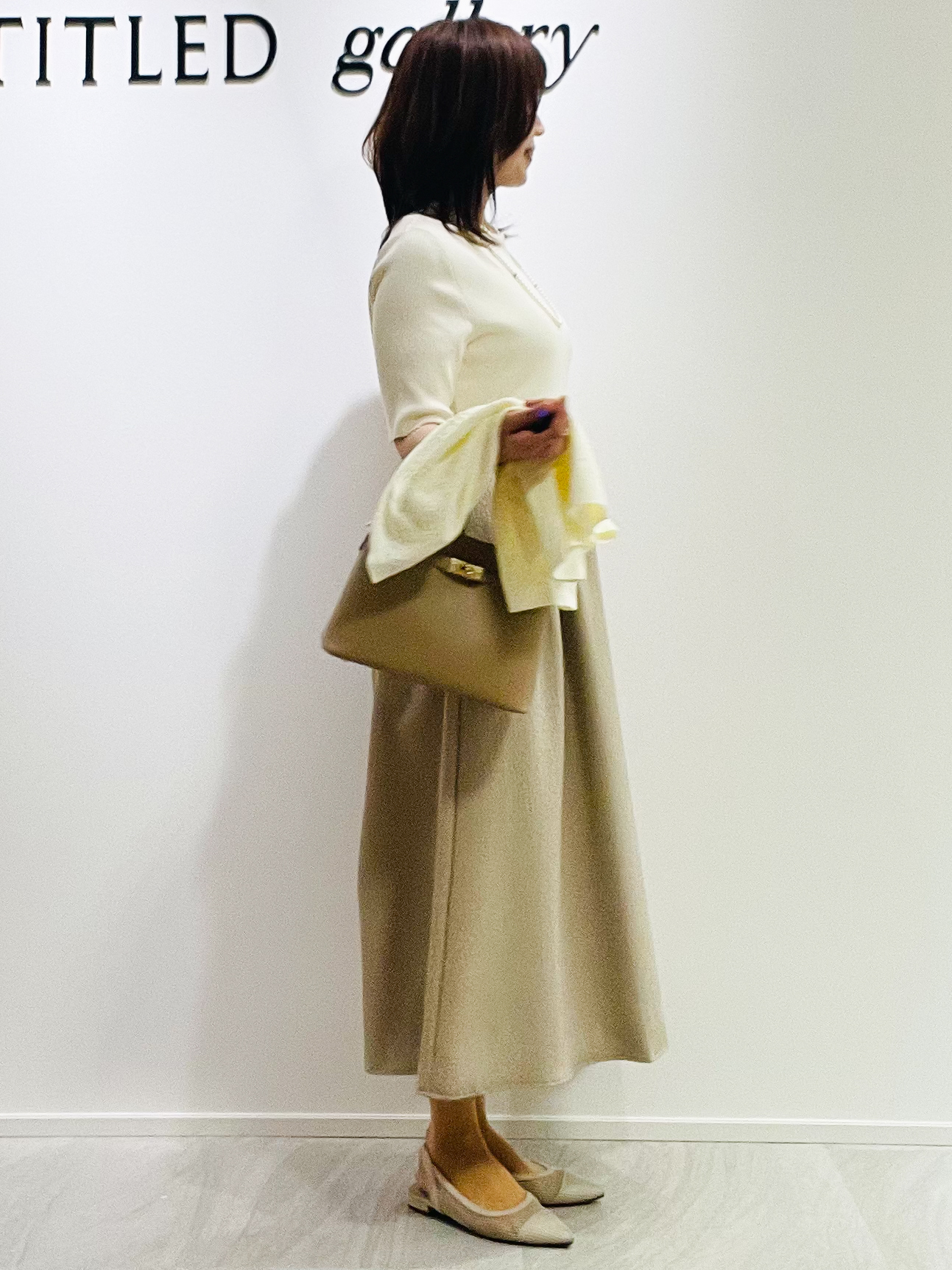 めいさんの「UNTITLED｜【一枚でサマ見え】ニットドッキングジャガードワンピース」を使ったコーディネート