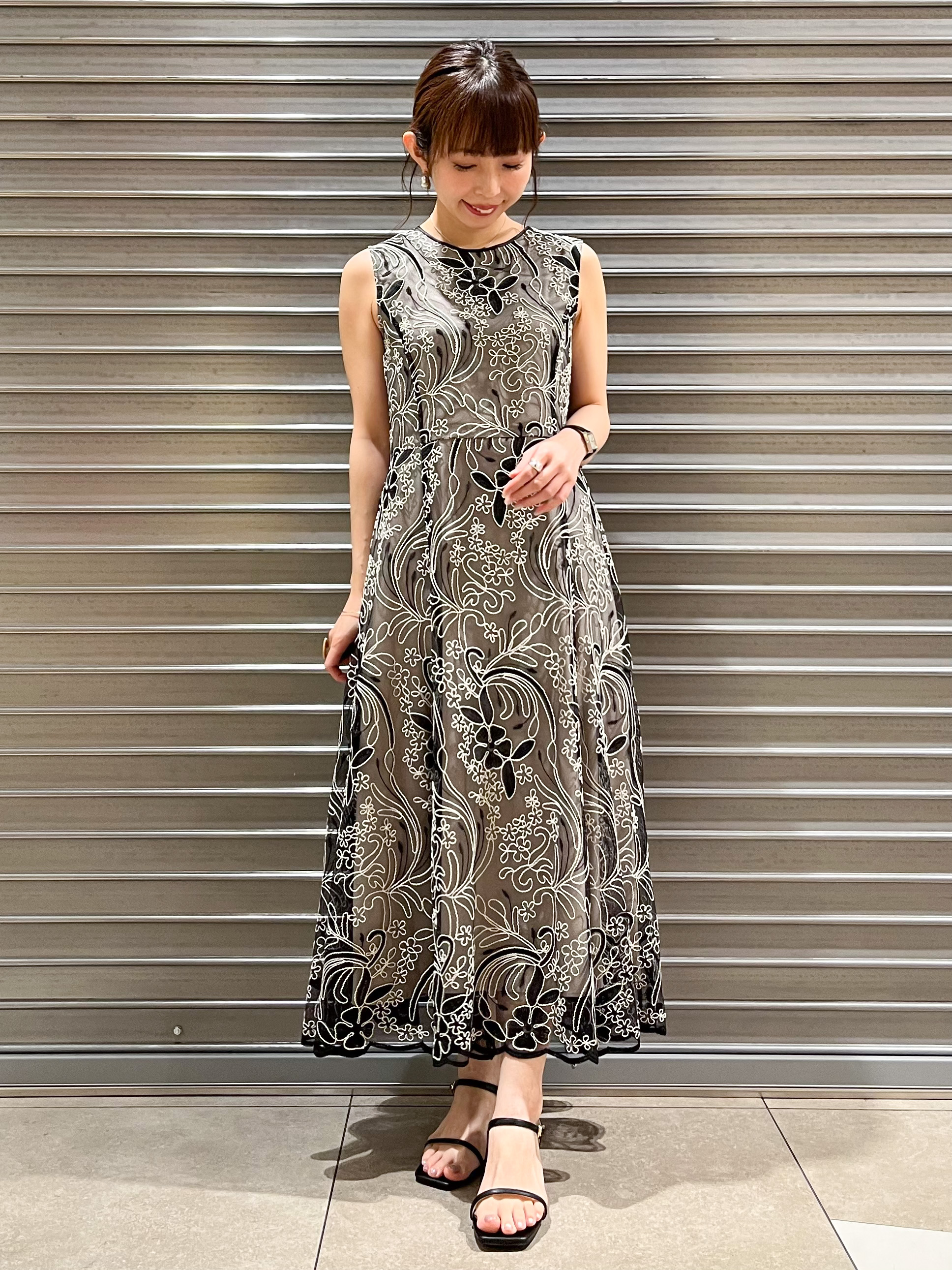 じゅんさんの「DRESSTERIOR｜シアーコードレース ドレス」を使ったコーディネート