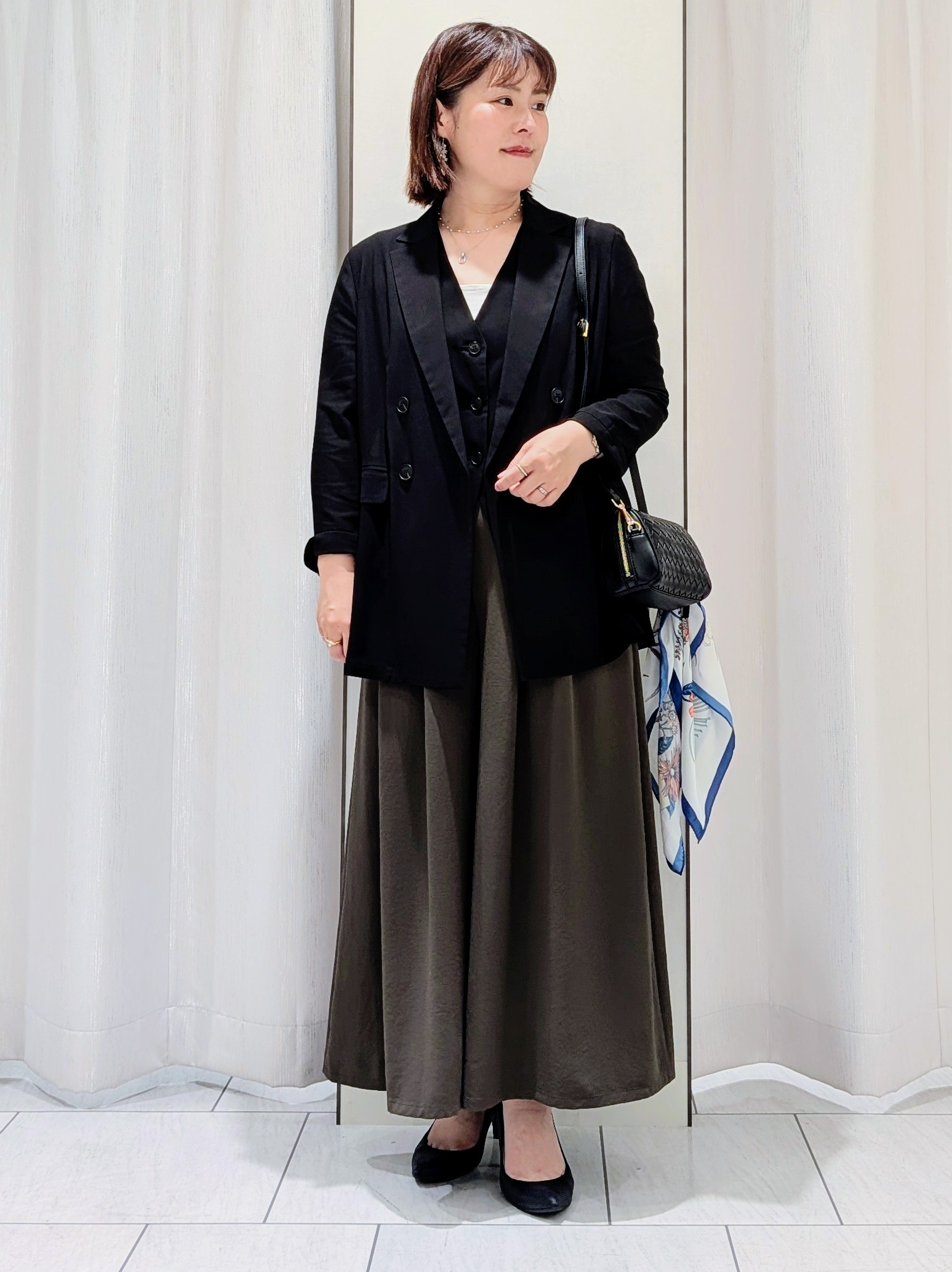 Onumaさんの「UNTITLED｜【セットアップ可/接触冷感/通気性】ドライシアーダブルジャケット」を使ったコーディネート