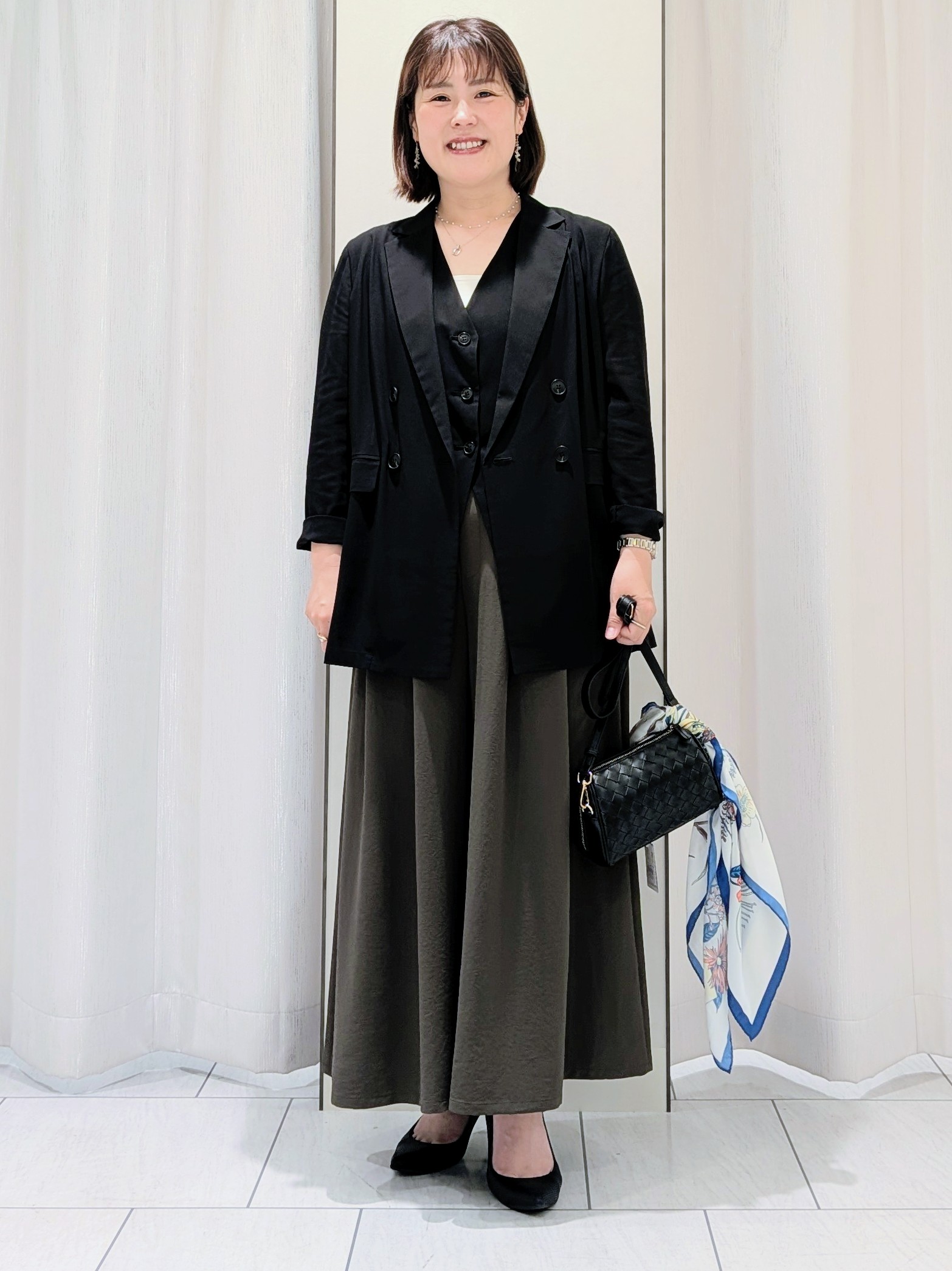 Onumaさんの「UNTITLED｜【セットアップ可/接触冷感/通気性】ドライシアーダブルジャケット」を使ったコーディネート