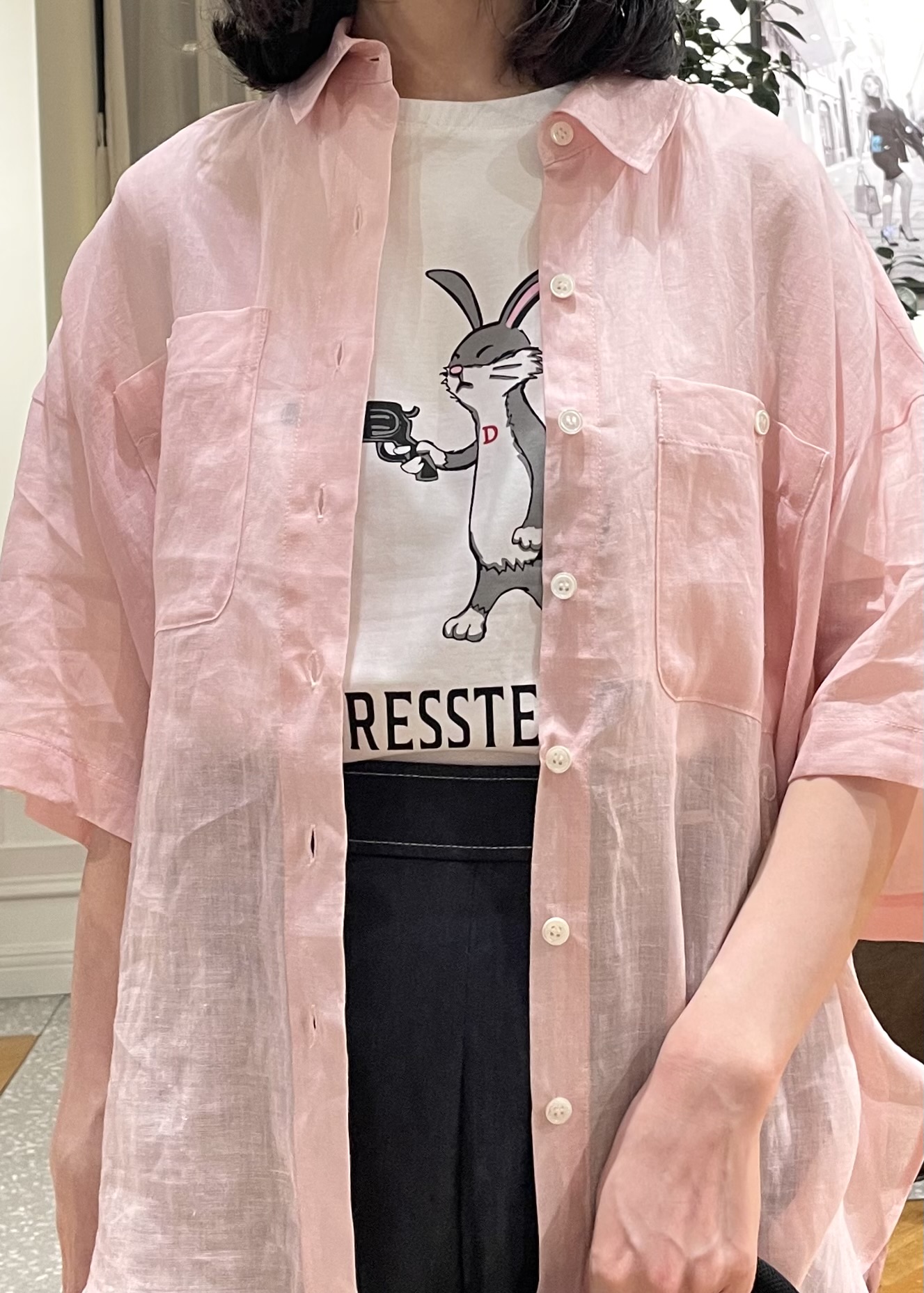 Lilyさんの「DRESSTERIOR｜ピュアラミー シャツ」を使ったコーディネート
